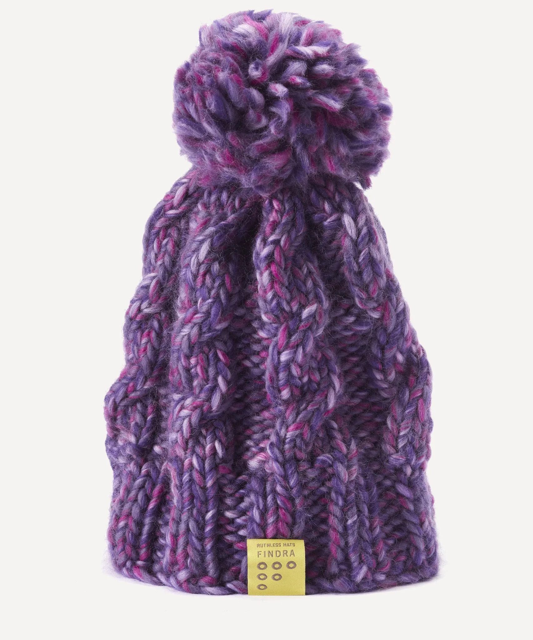 100% Merino Cable Bobble Hat