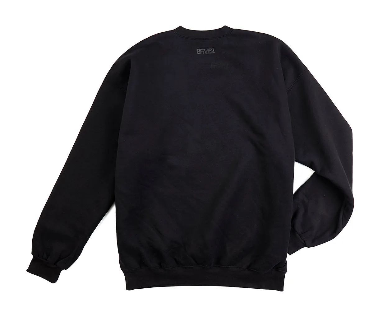 8FIVE2 "Black Coffee" Crewneck Black