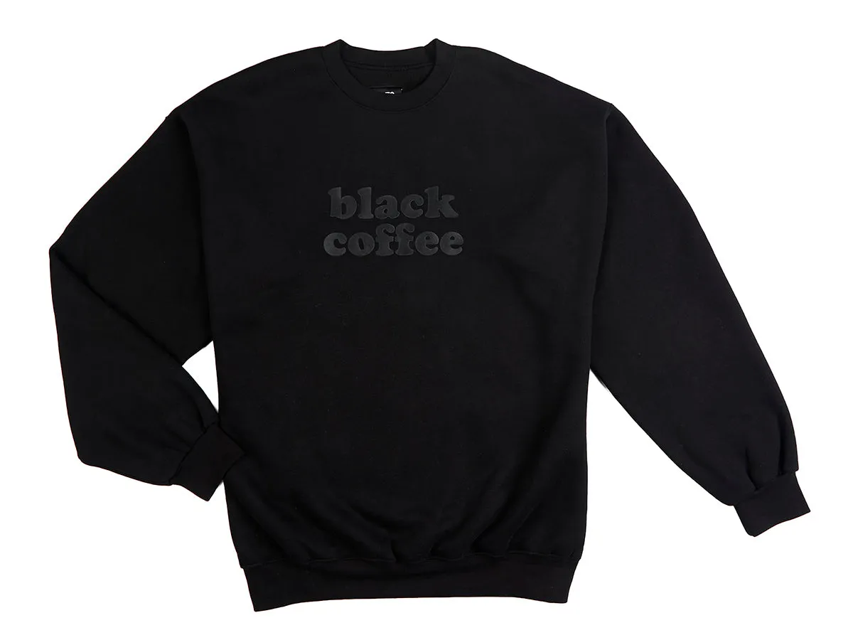 8FIVE2 "Black Coffee" Crewneck Black