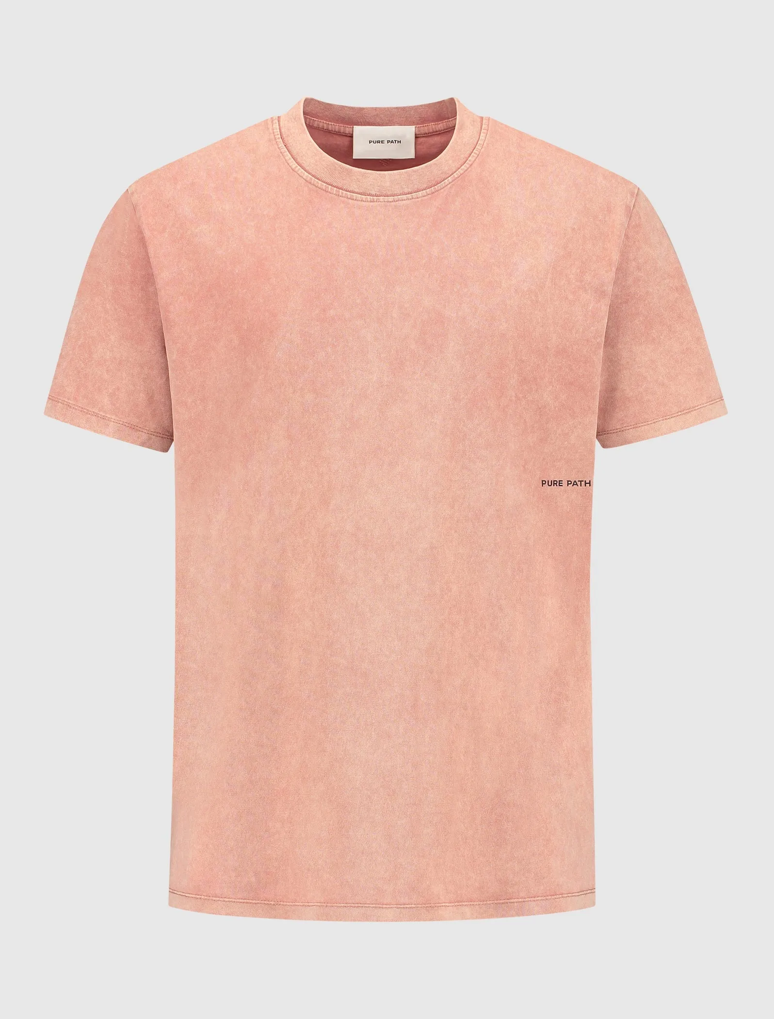 Acid Sideline Wordmark T-shirt | Dark Peach