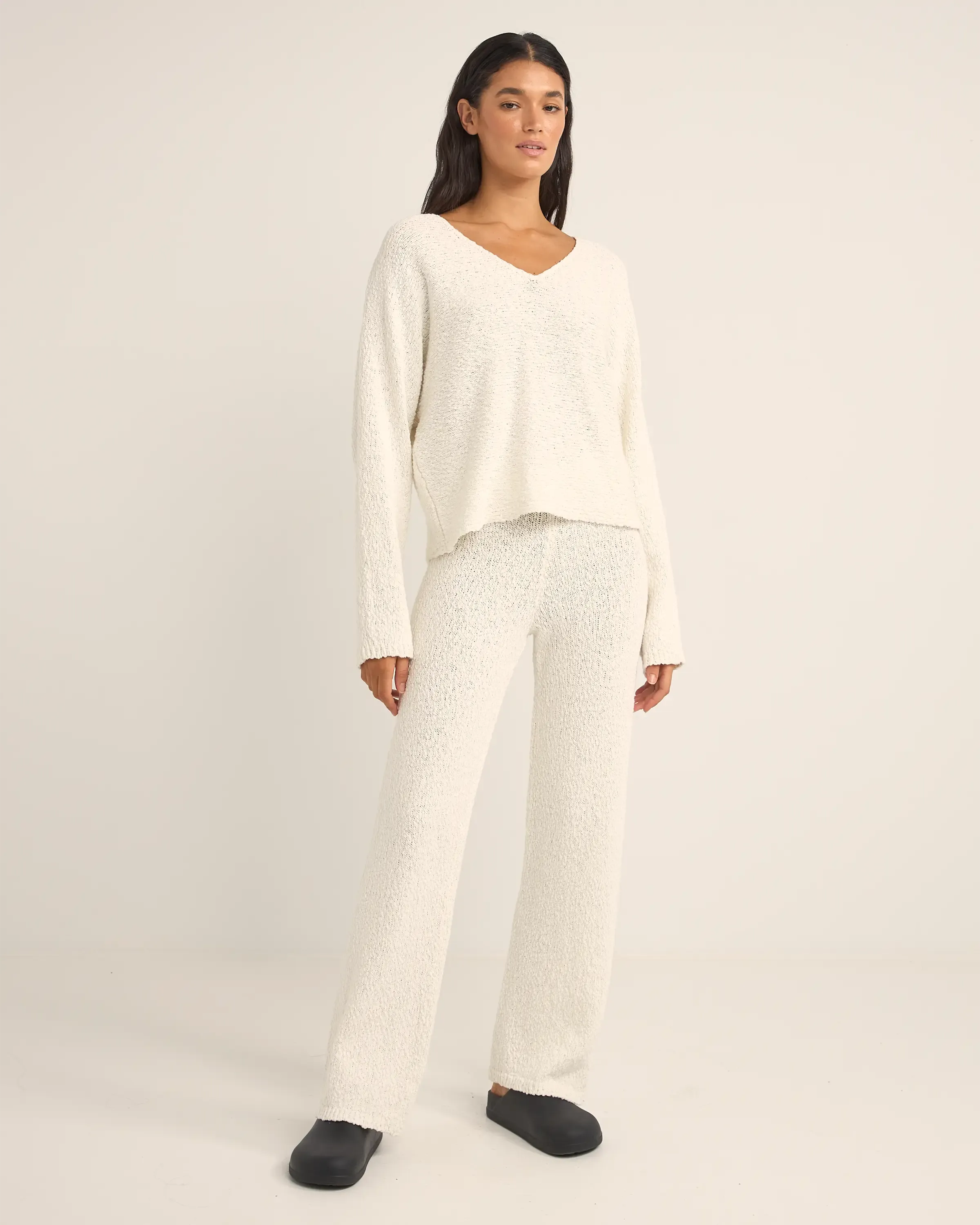 Adele Oversized Knit Jumper in White