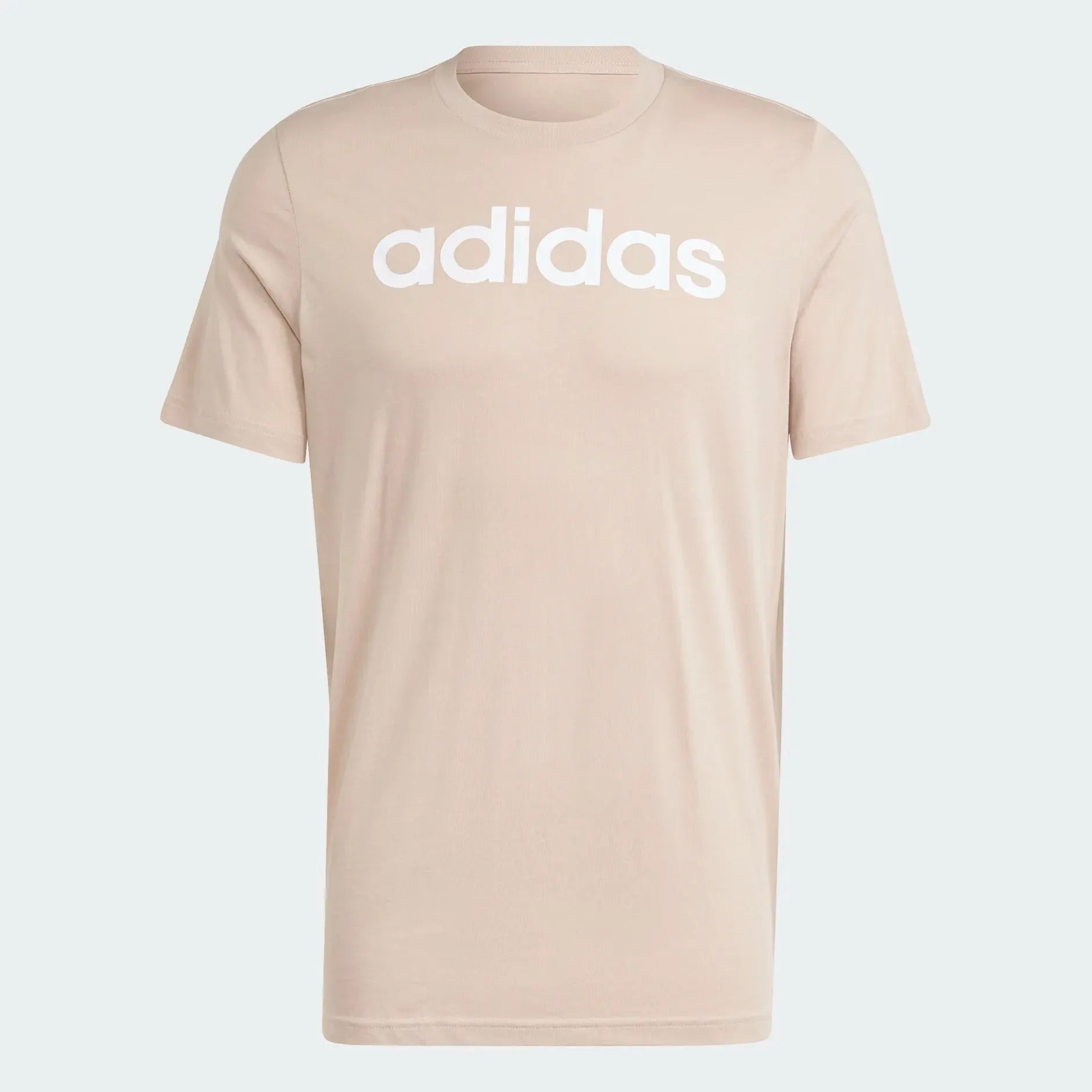 adidas Essentials Single Jersey Linear Ebroidered Logo Men's Tee