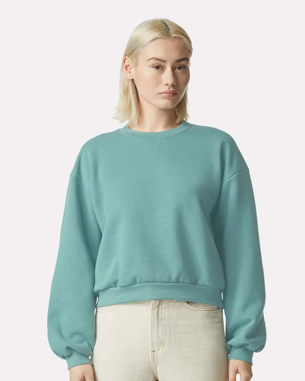 American Apparel ReFlex Women's Fleece Crewneck Sweatshirt RF494