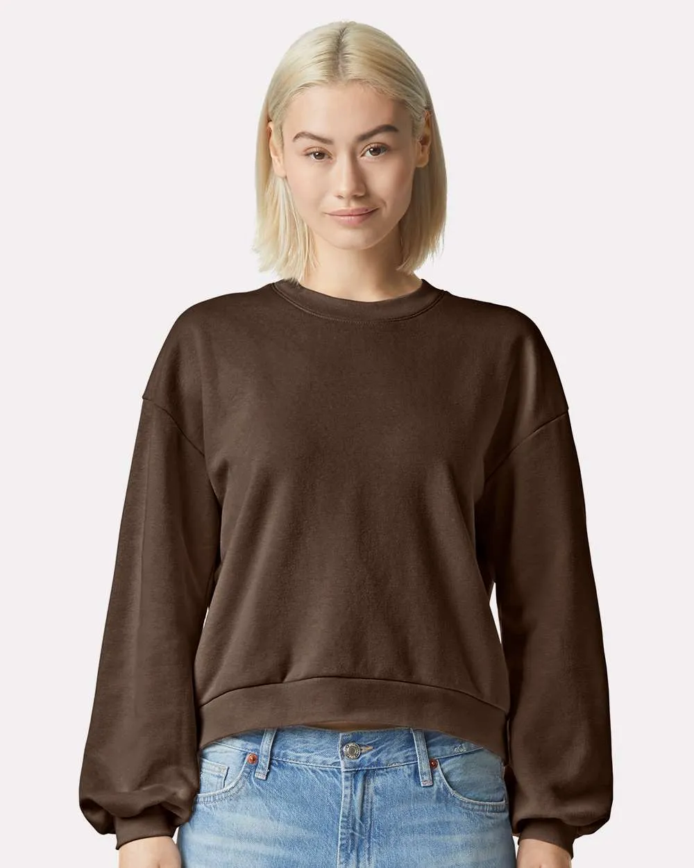 American Apparel ReFlex Women's Fleece Crewneck Sweatshirt RF494