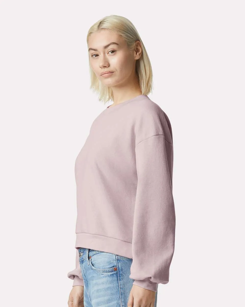 American Apparel ReFlex Women's Fleece Crewneck Sweatshirt RF494