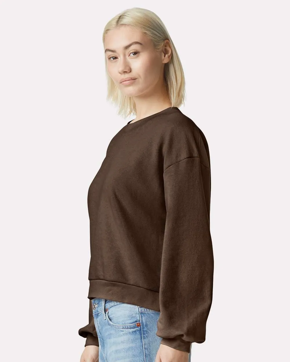 American Apparel ReFlex Women's Fleece Crewneck Sweatshirt RF494