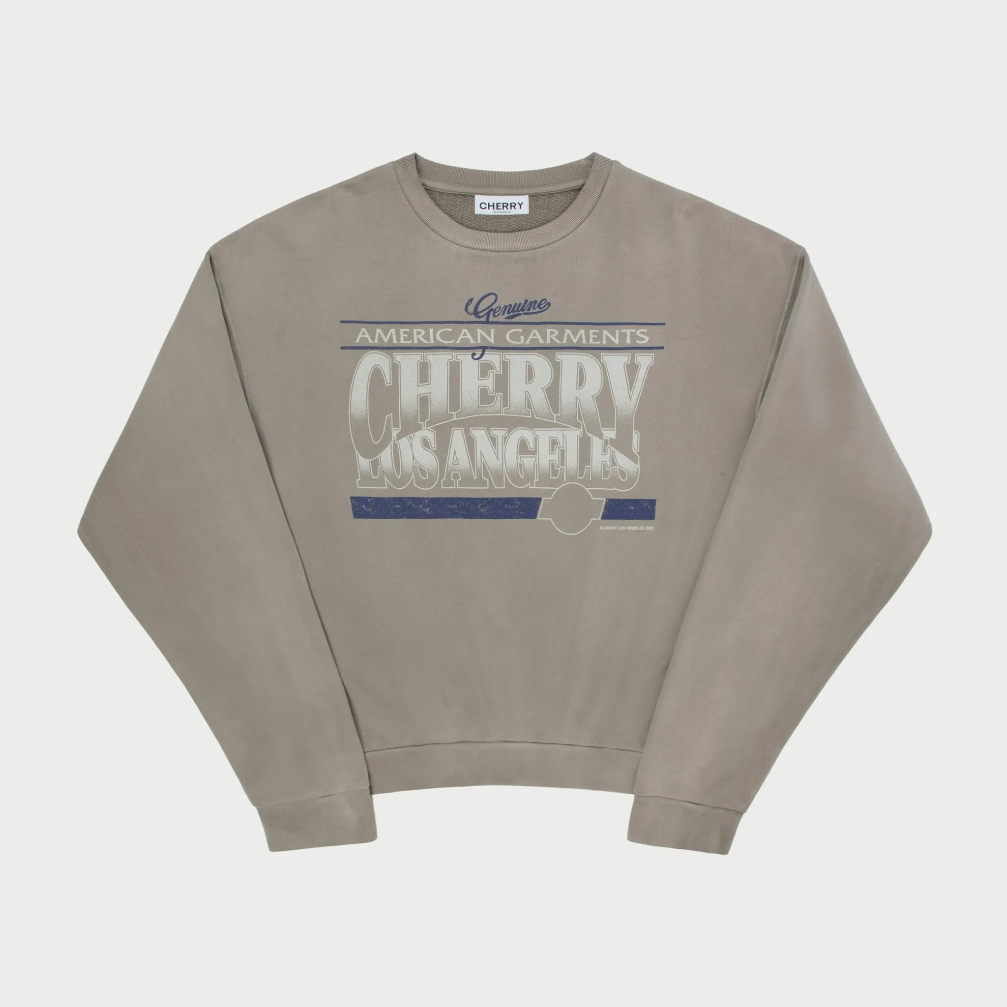 American Garments Crewneck (Smoke)