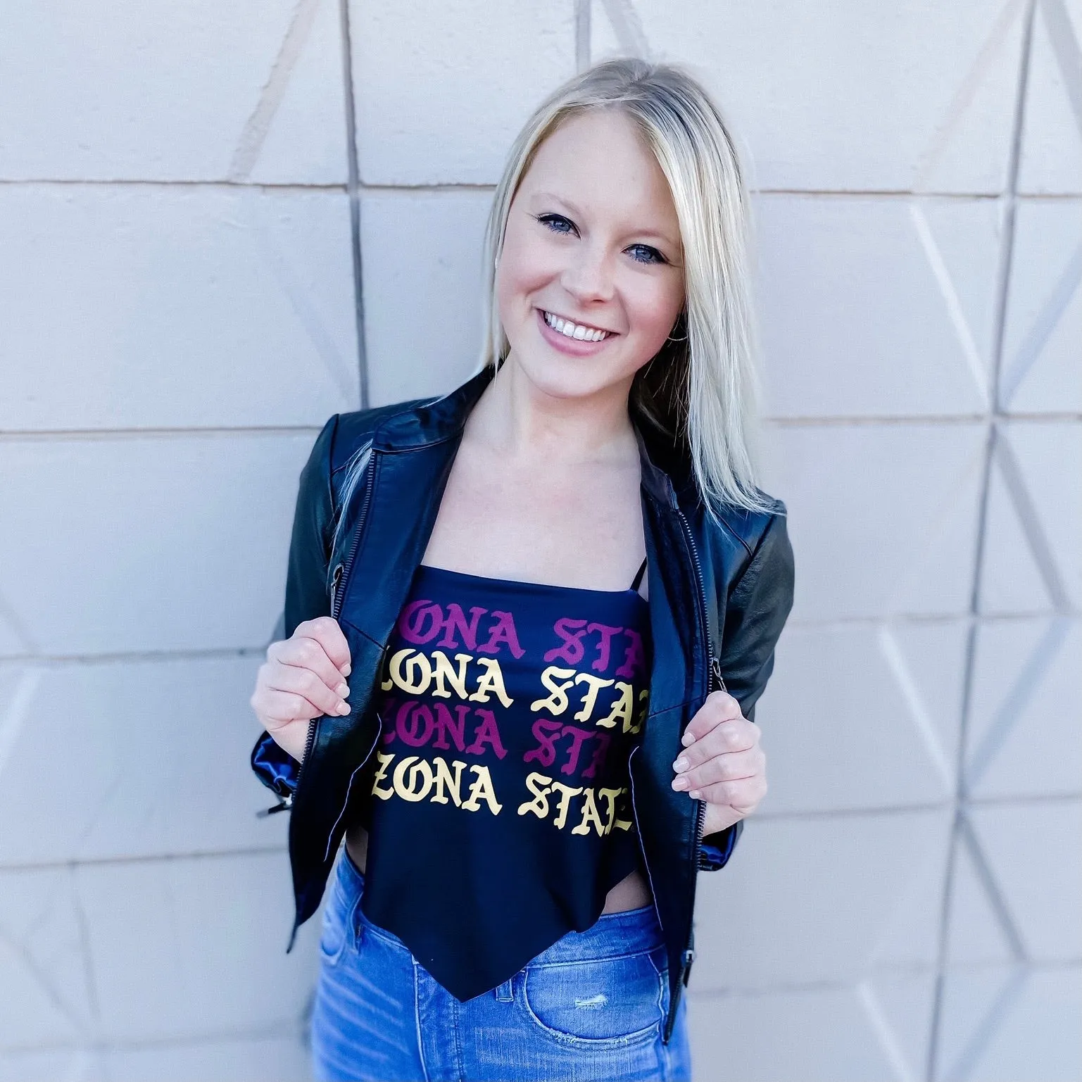 Arizona State ASU Gothic Bandana Top