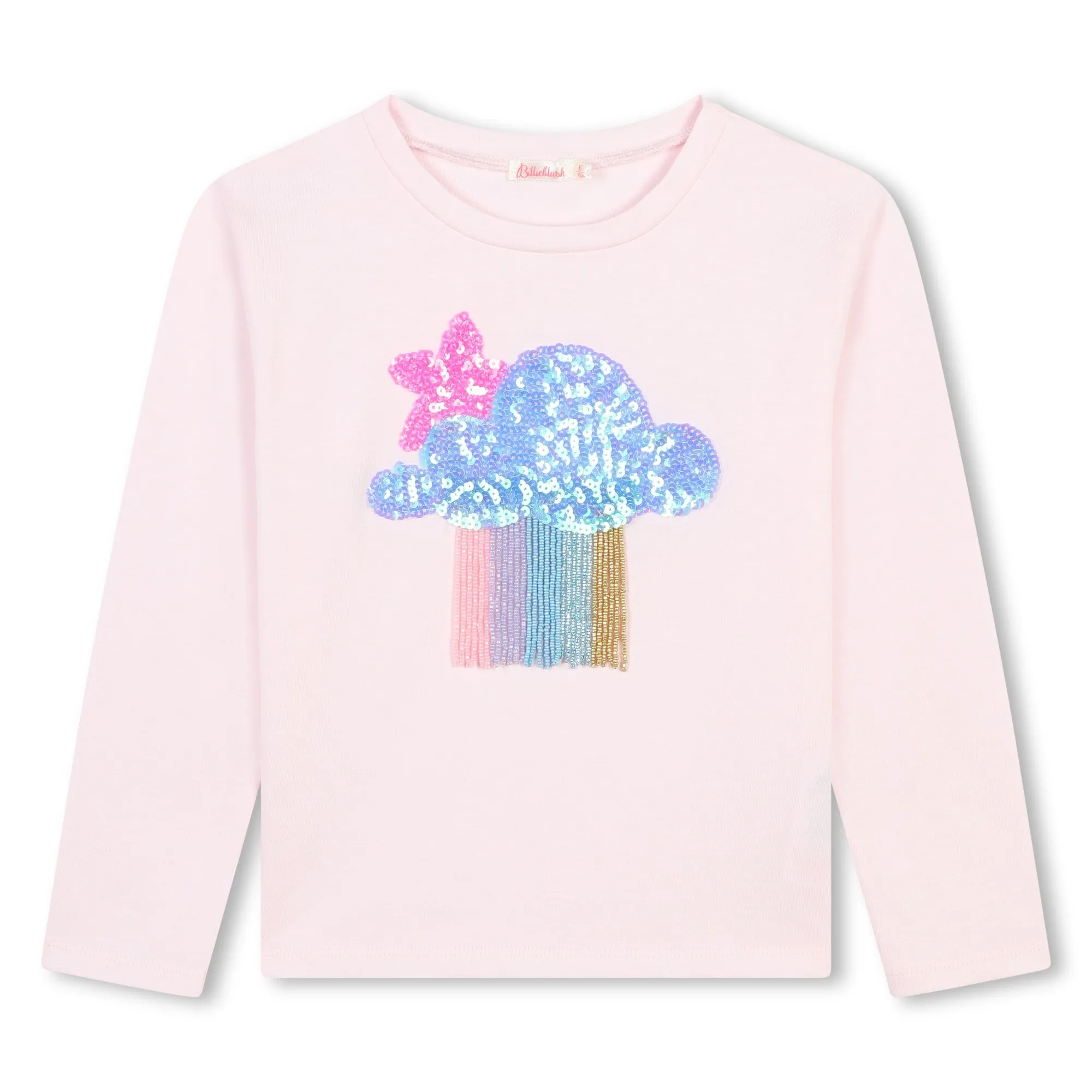 Baby Pink Long Sleeve Cloud Tee