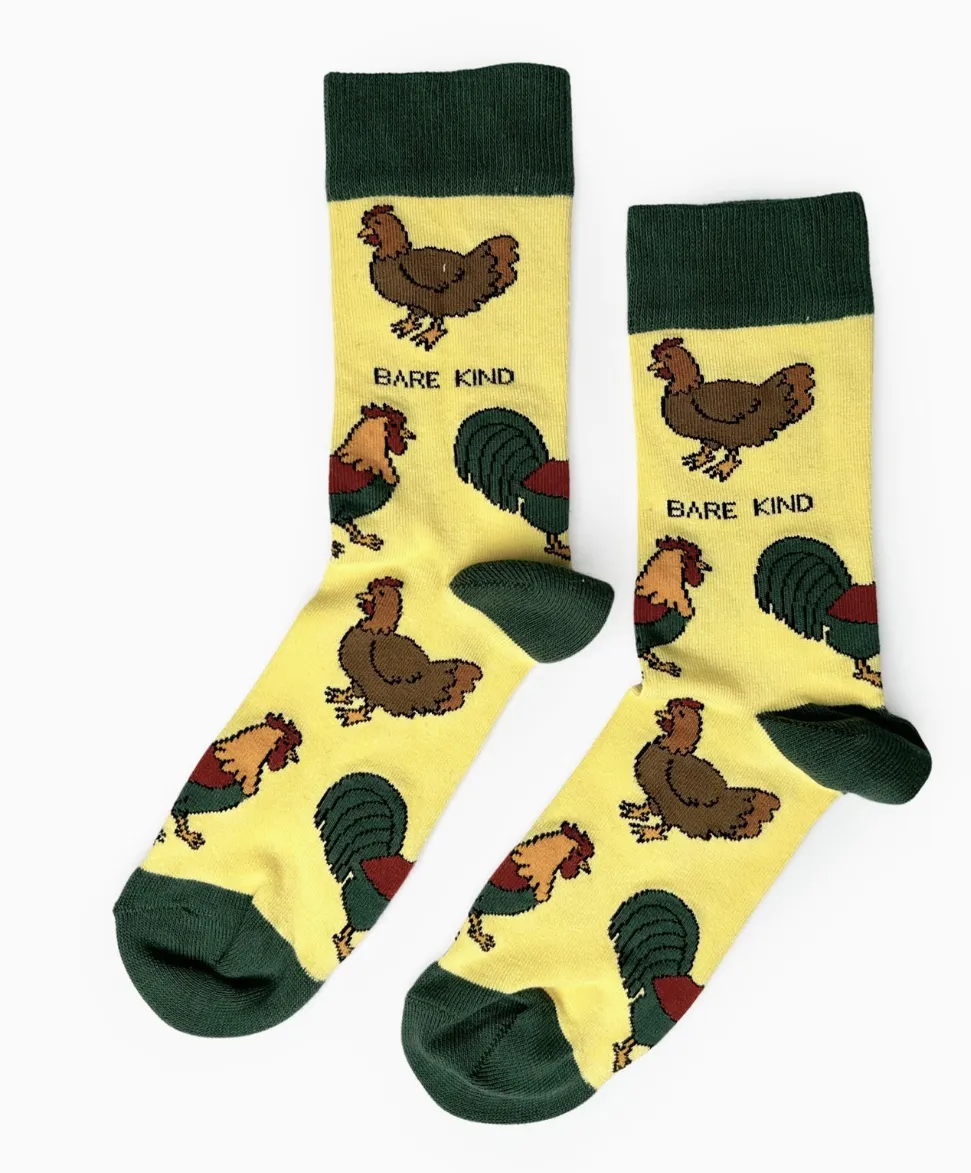 Bare Kind - Socks that Save Chickens