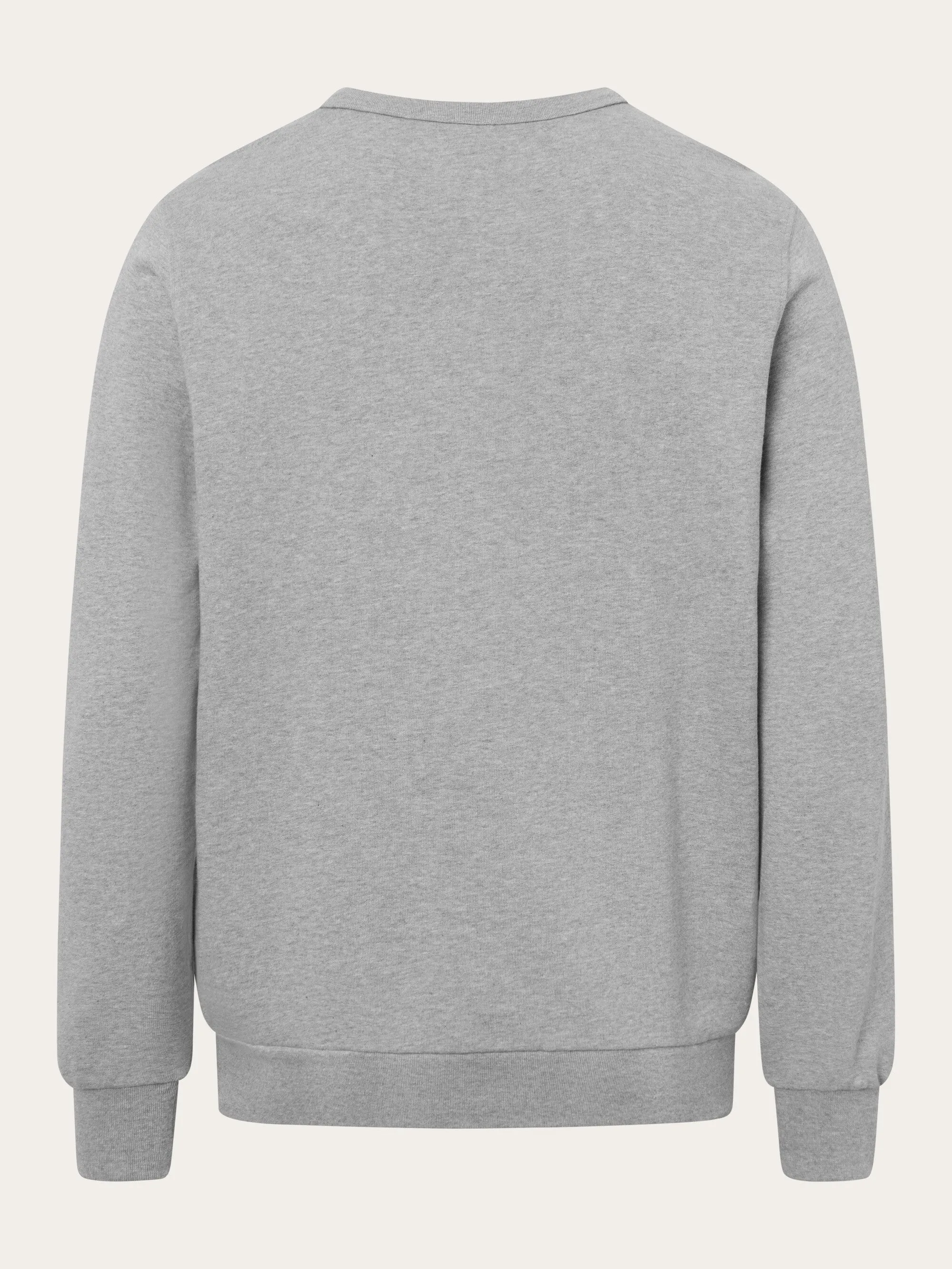 Basic badge sweat - Grey Melange