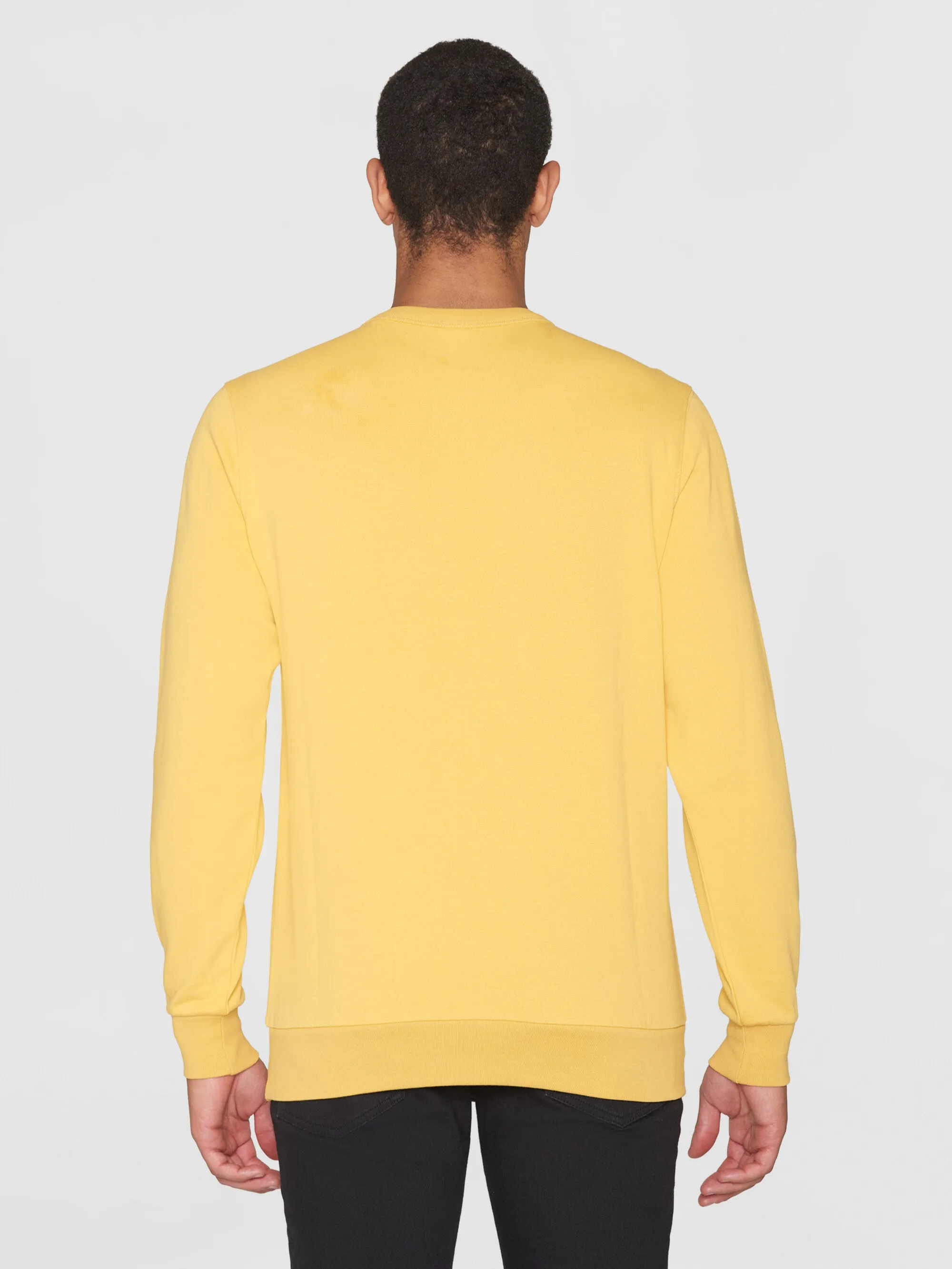 Basic badge sweat - Misted Yellow