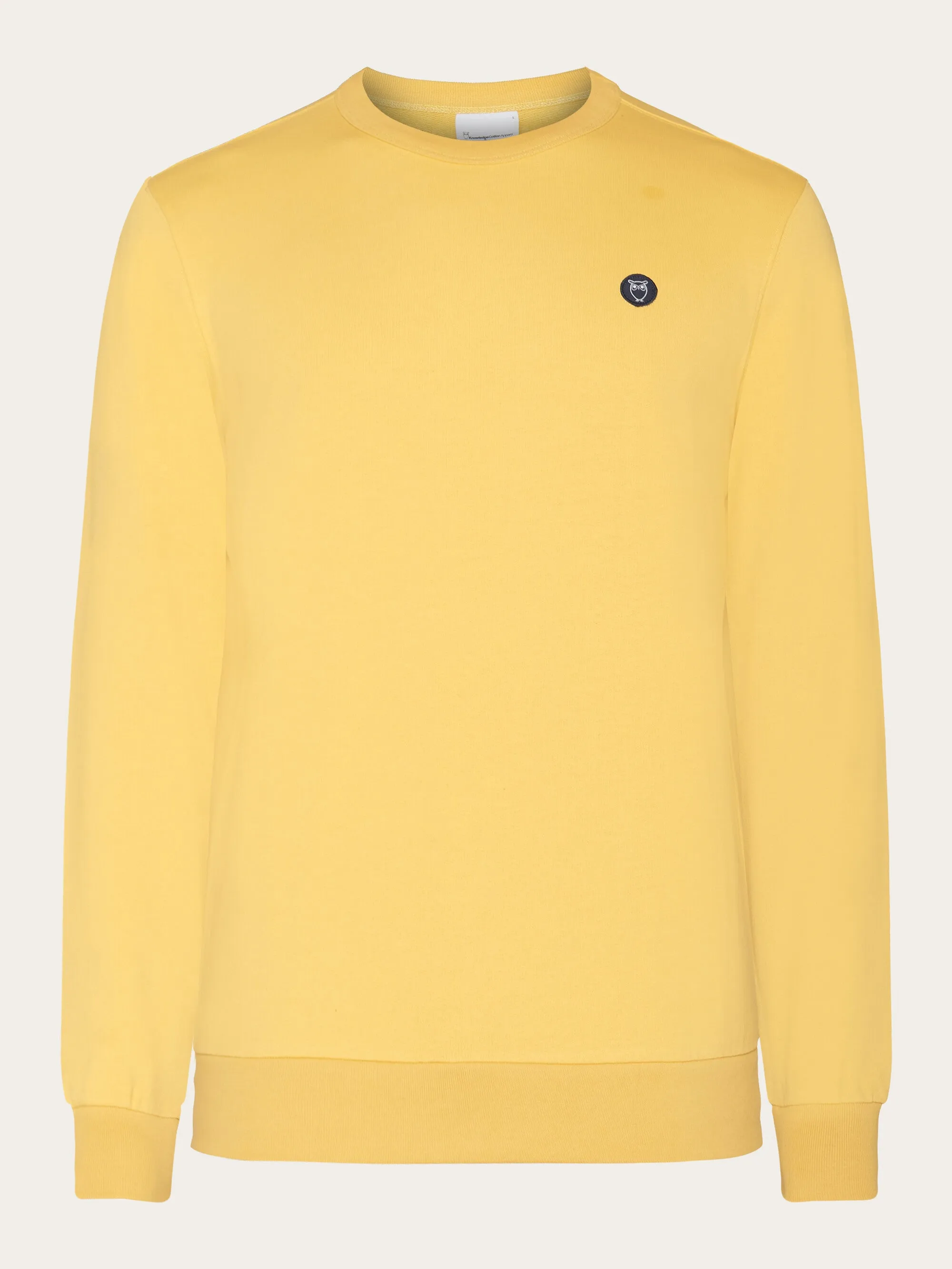 Basic badge sweat - Misted Yellow