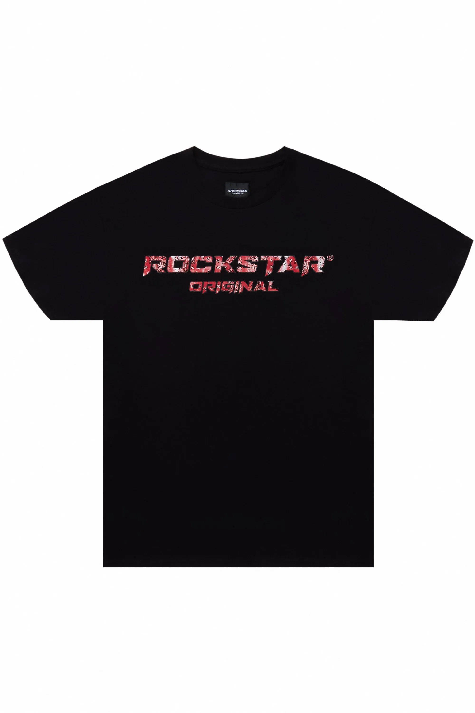 Booker Black/Red Graphic T-Shirt