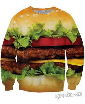 Burger Crewneck Sweatshirt