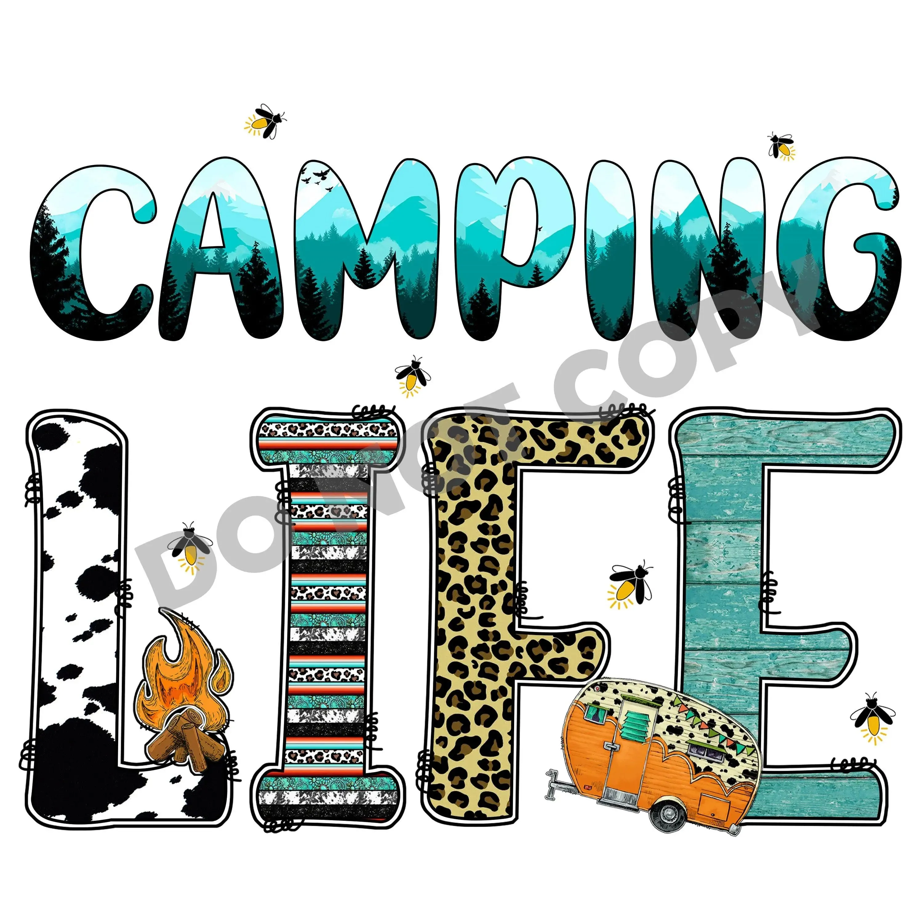 Camping Life - DTF Transfer