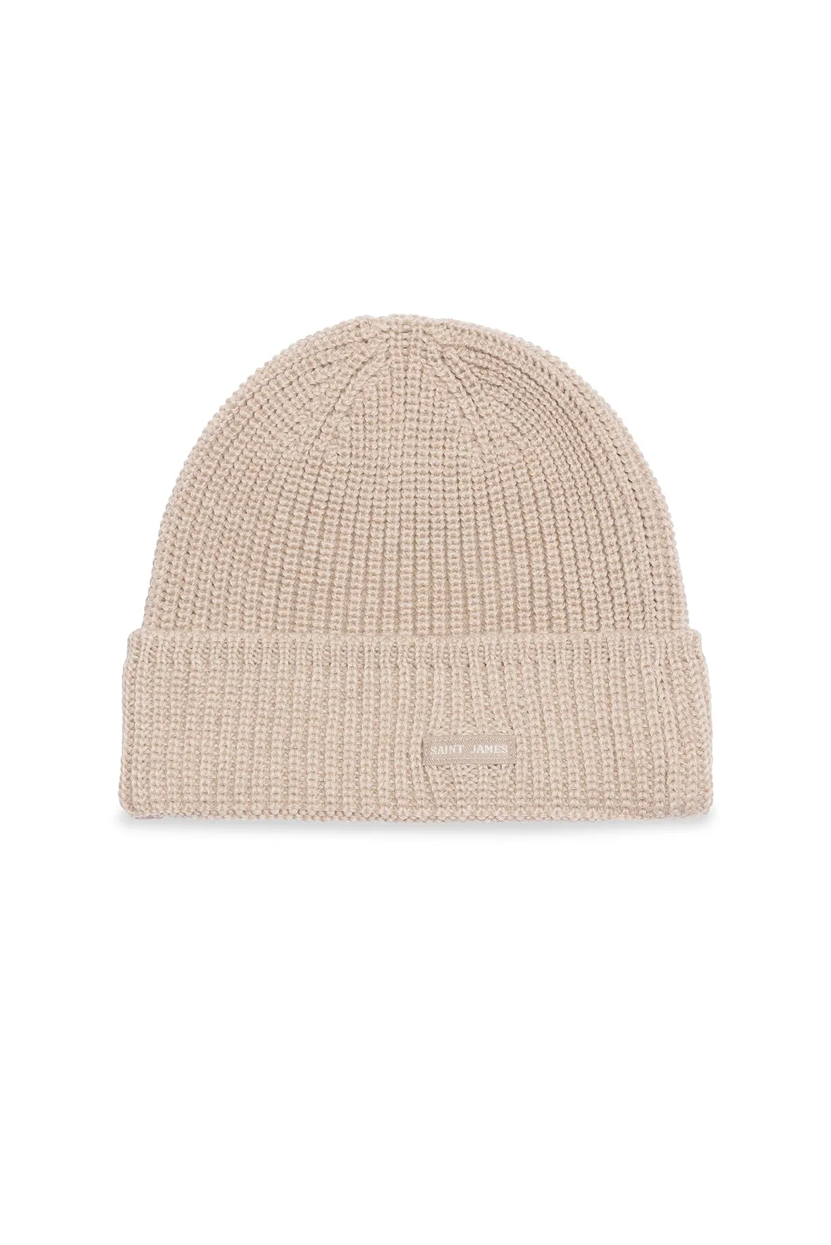 CANOT - Soft Wool Beanie in Purl Knit (BEIGE)