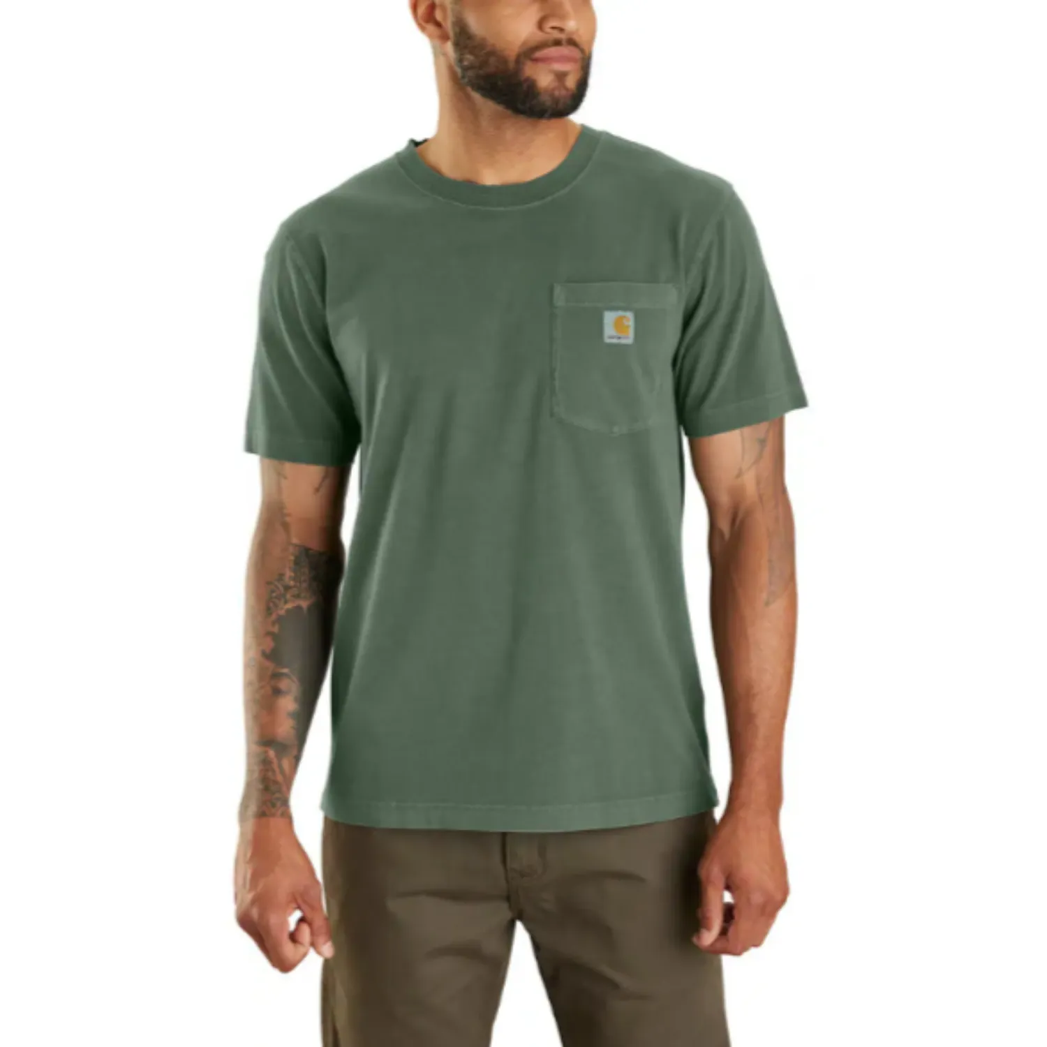 Carhartt Men's Re-Engineered Garment Dyed Pocket Short Sleeve T-Shirt