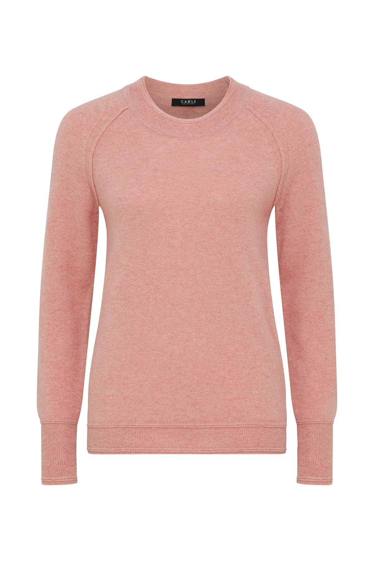 CASHMERE CREW JUMPER | Dusty Pink