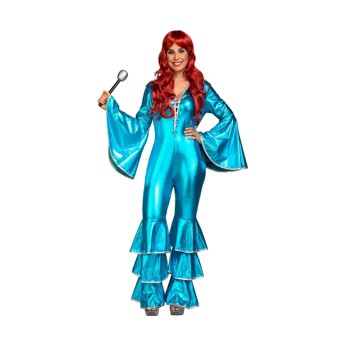 Costume for Adults My Other Me Turquoise Fiesta Jumpsuit M/L