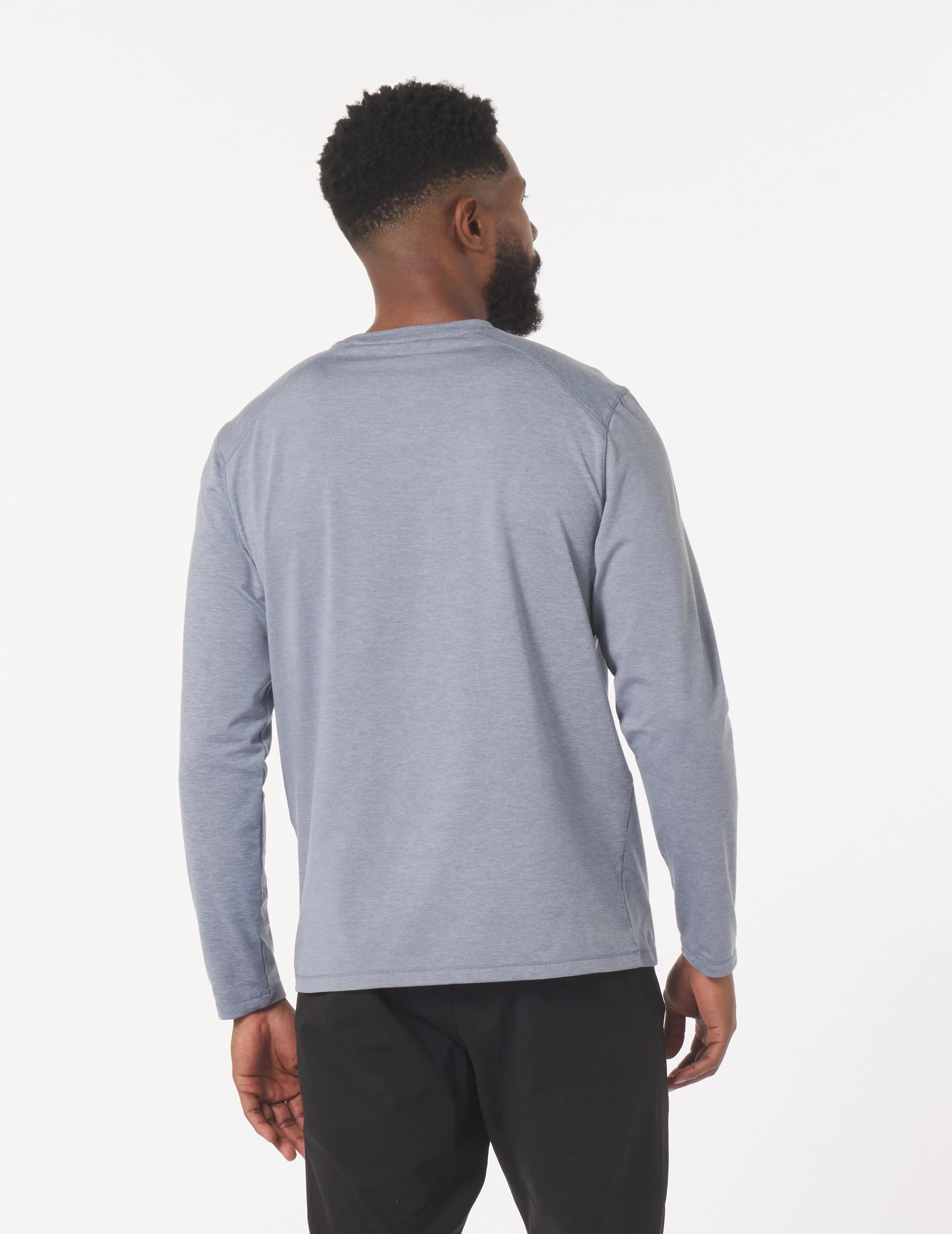 Dash Crew Neck: Greystone Marble