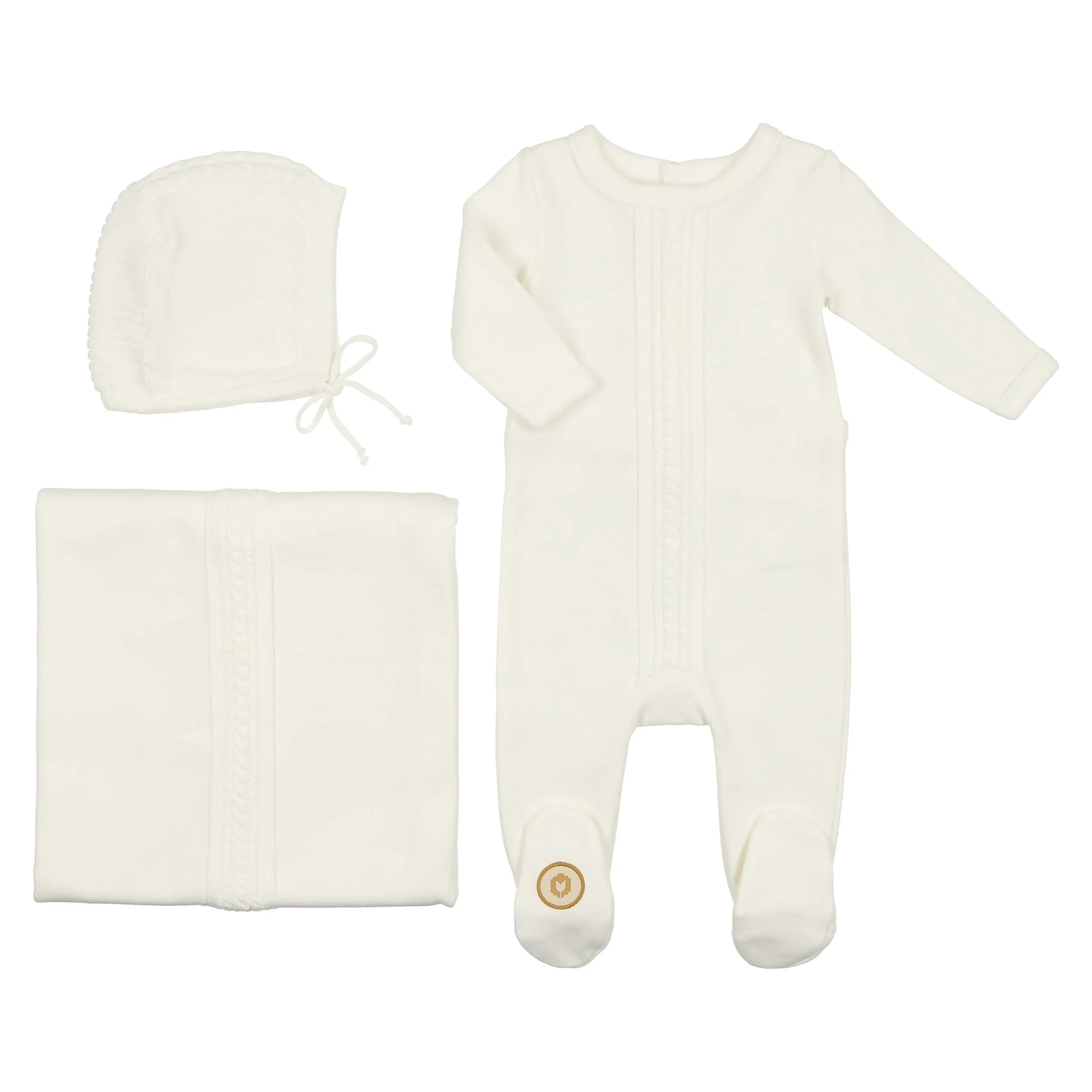 Dimple Braid Layette Set