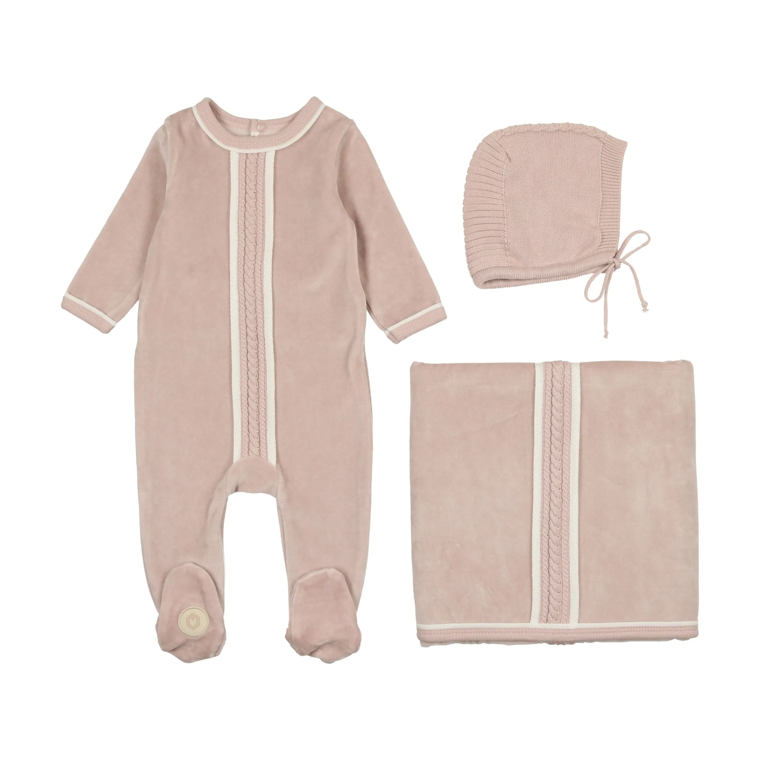 Dimple Braid Layette Set