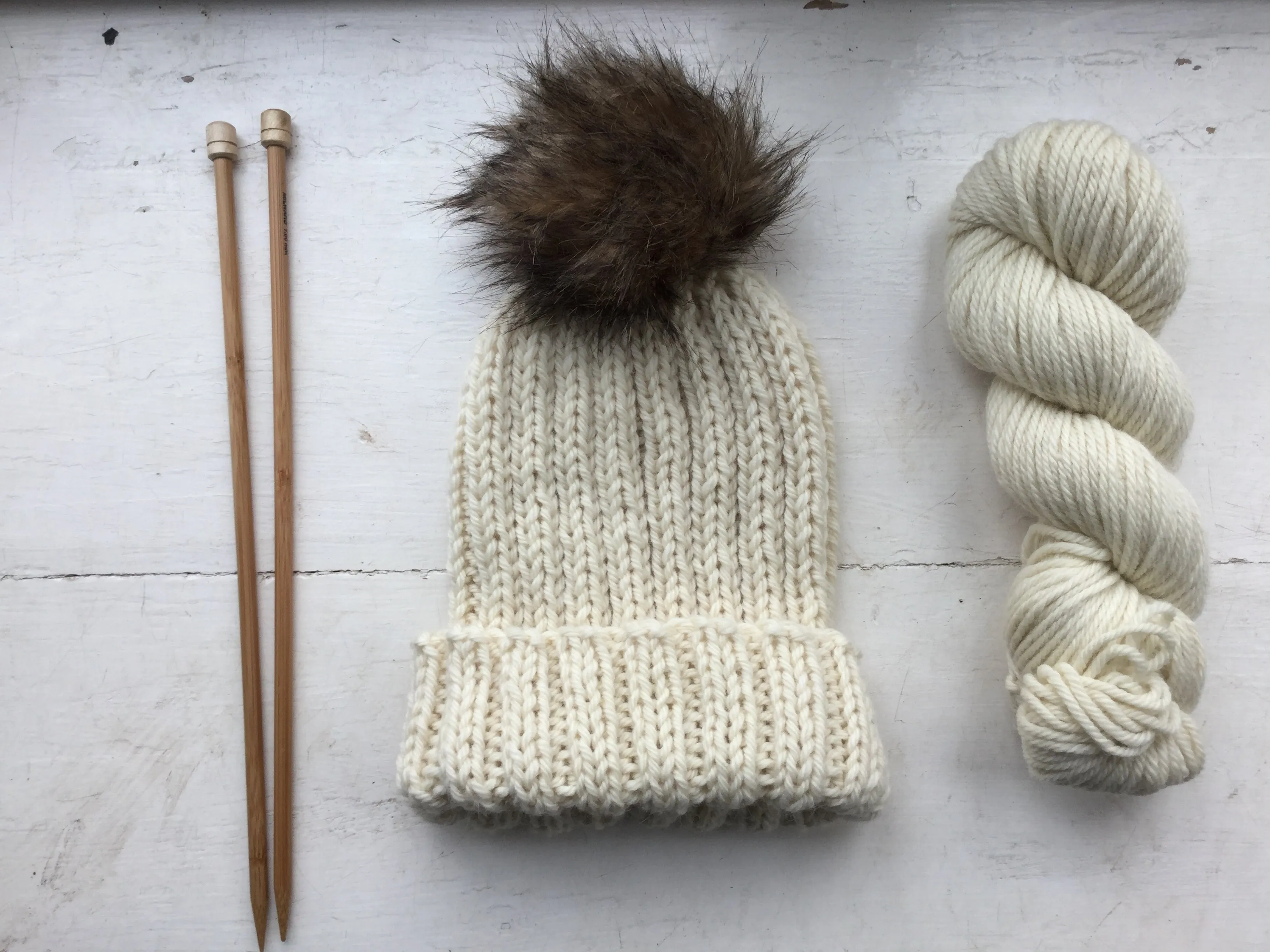 Eildon Hat BareFaced Knitting Kit