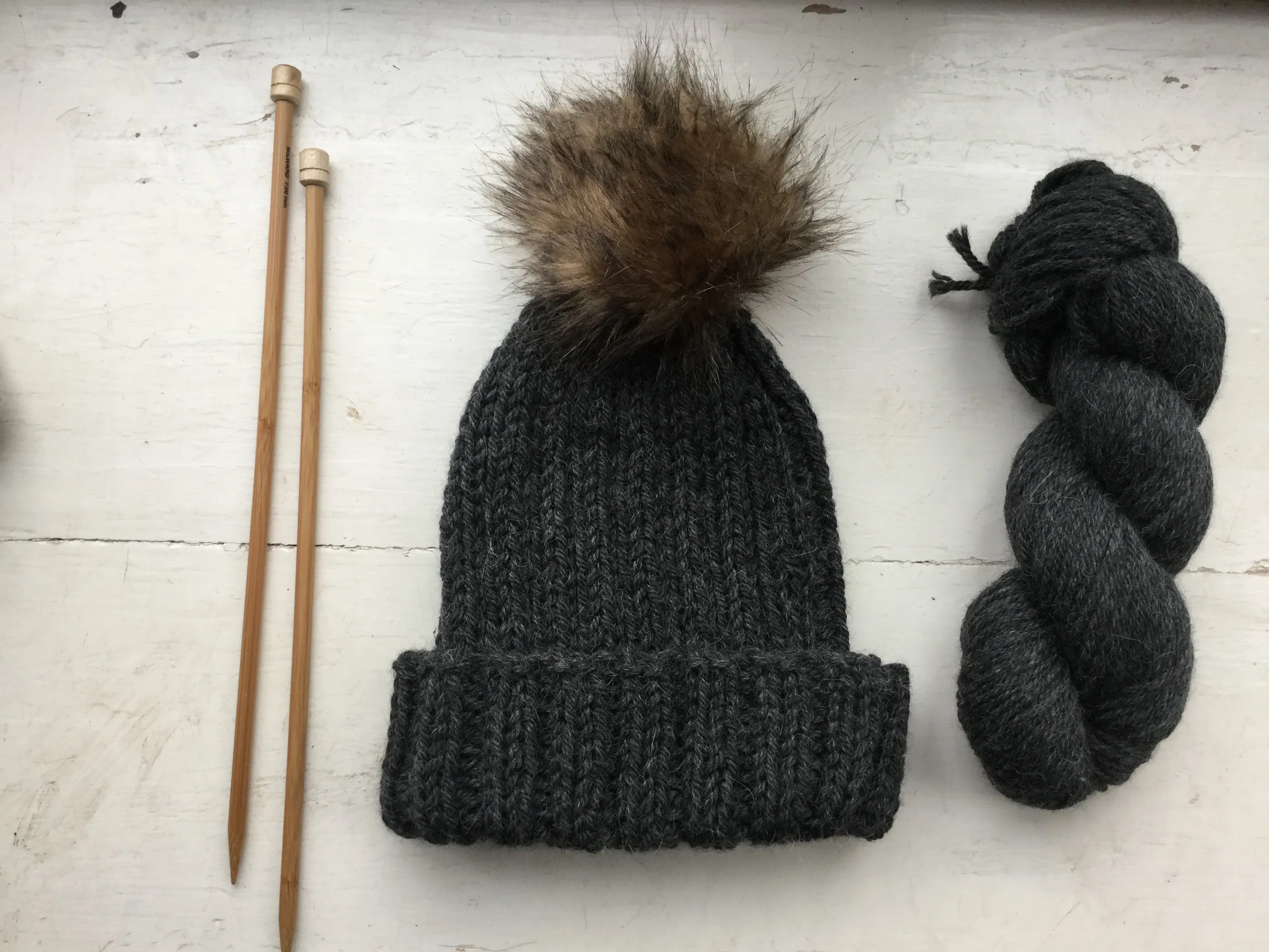 Eildon Hat BareFaced Knitting Kit