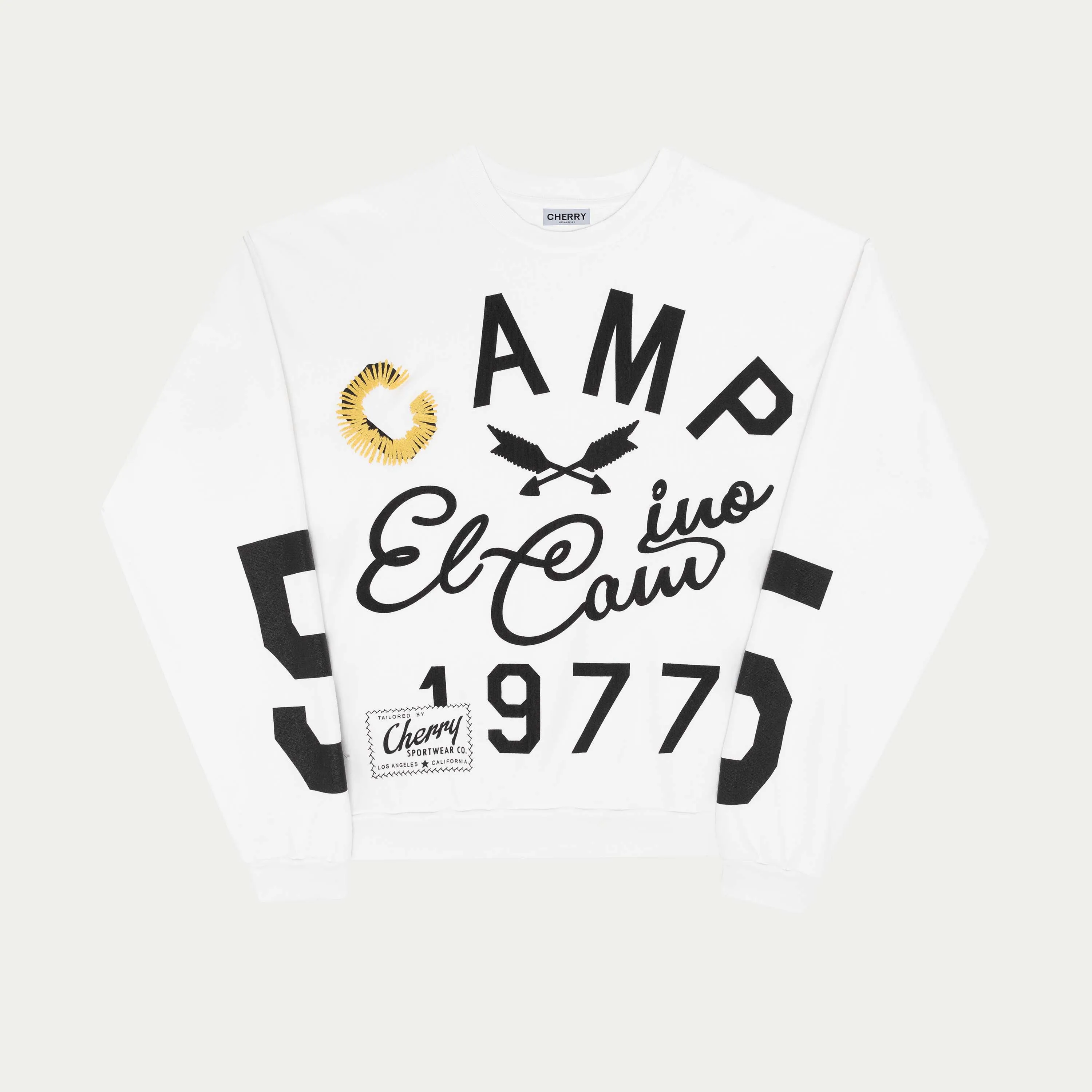 El Cam Midweight Crewneck (White)