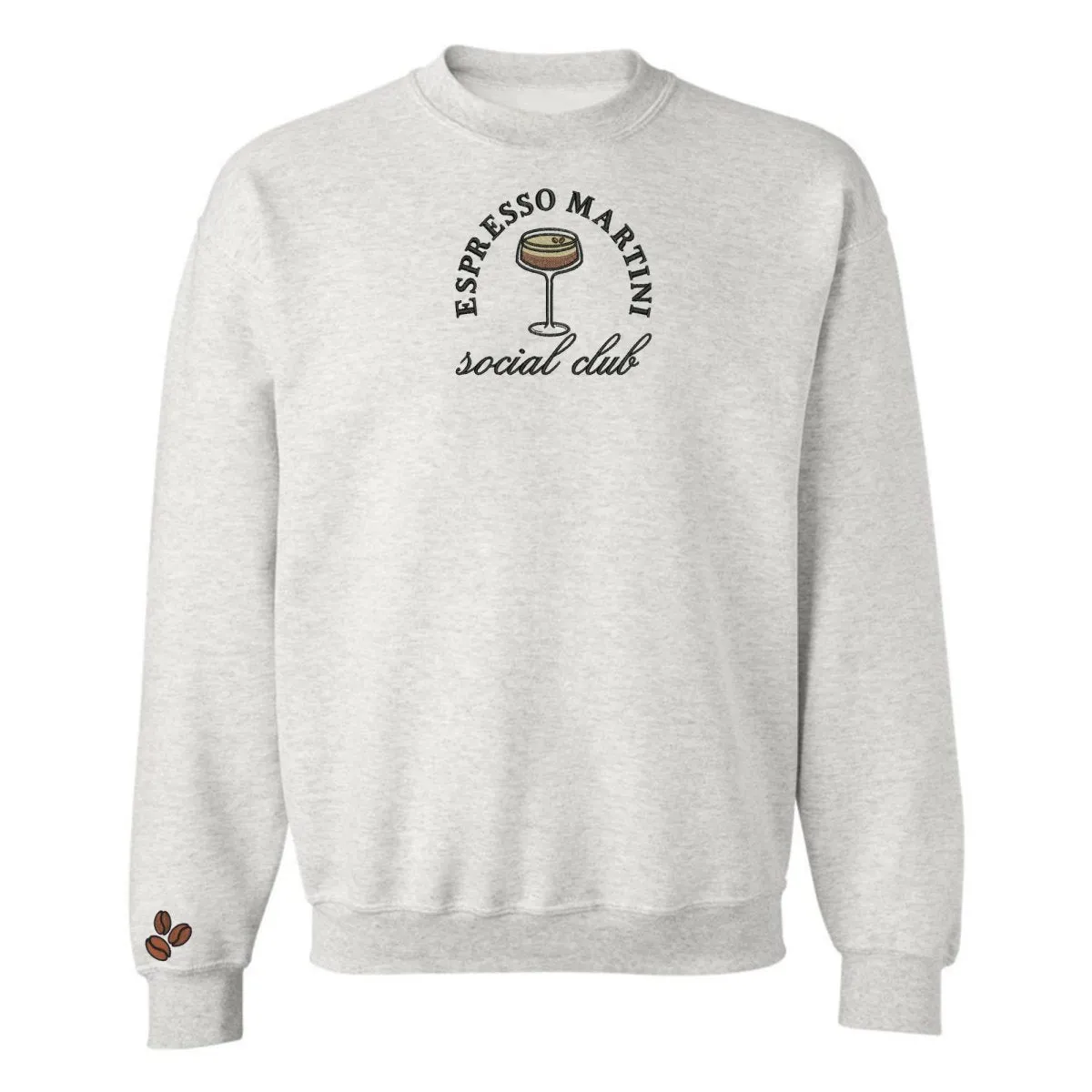 'Espresso Martini Social Club' Crewneck Sweatshirt