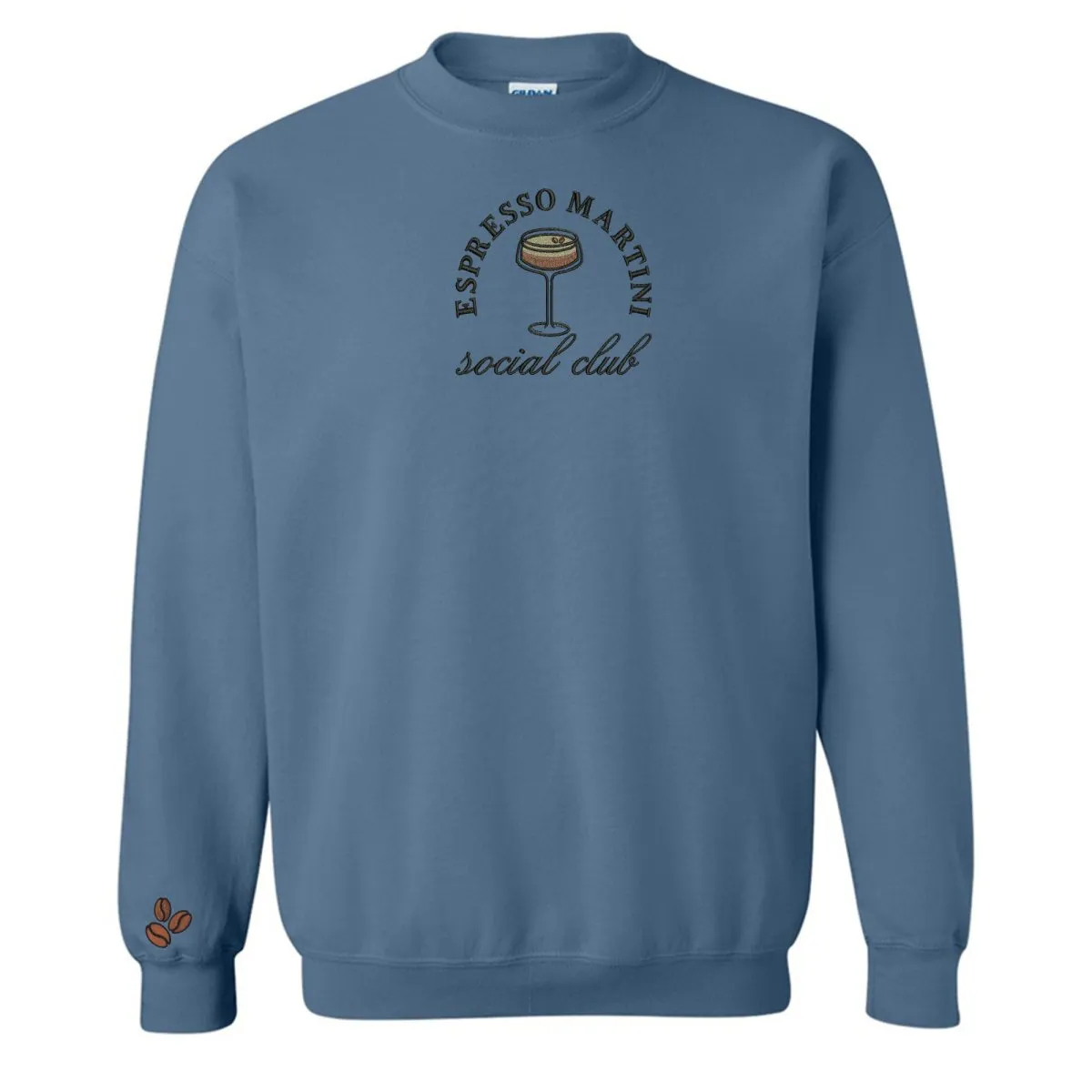 'Espresso Martini Social Club' Crewneck Sweatshirt