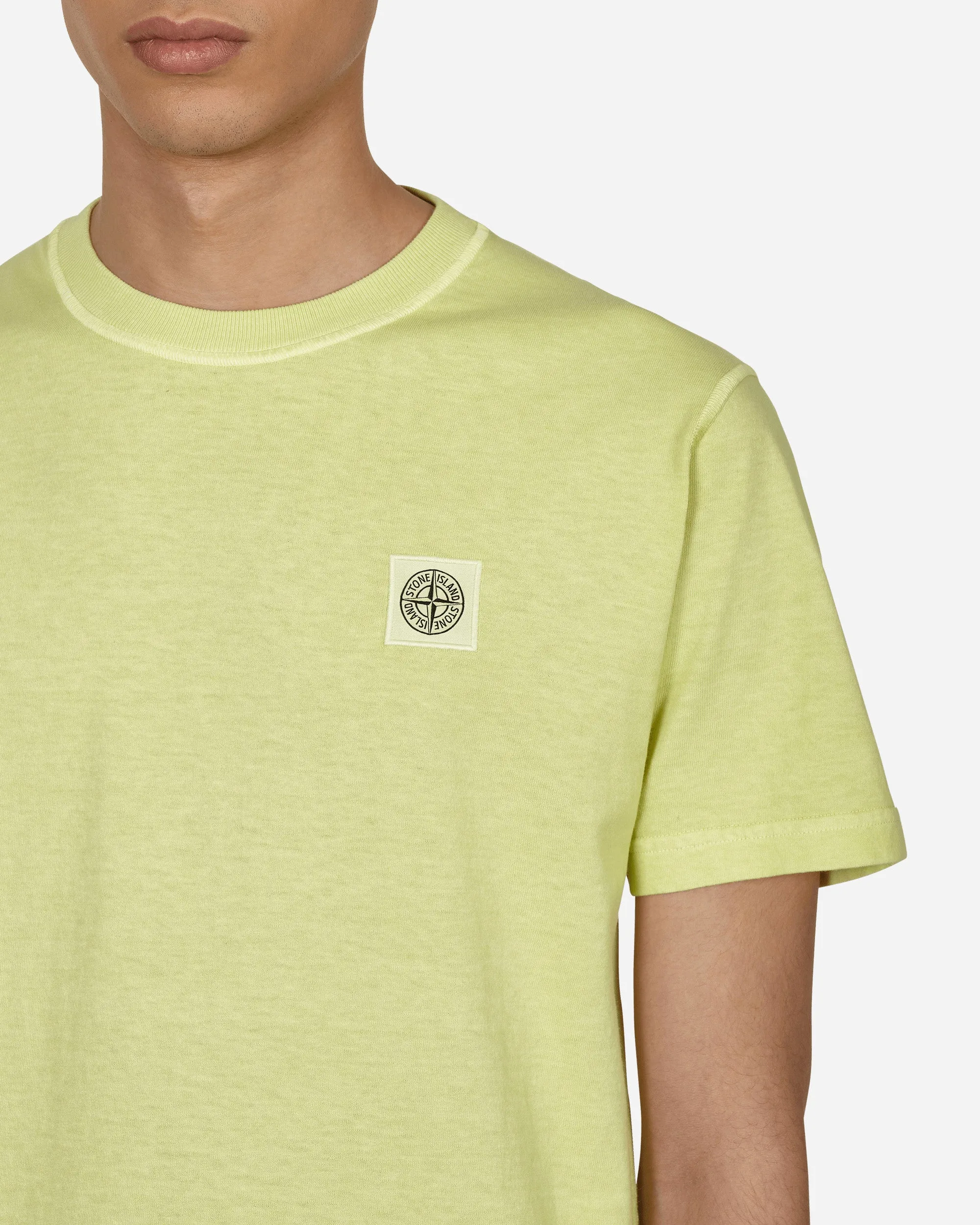 'FISSATO' Treatment Logo T-Shirt Yellow