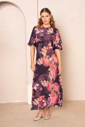 Florence Bias Cut Maxi Dress