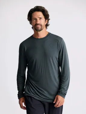 Free Fly Men's Bamboo Lightweight Long Sleeve in Limited: Midnight