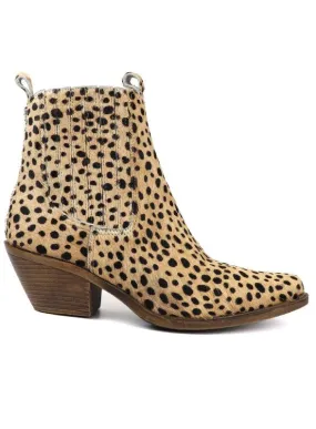 Genuine Hair on hide and leather Show your spots bootie