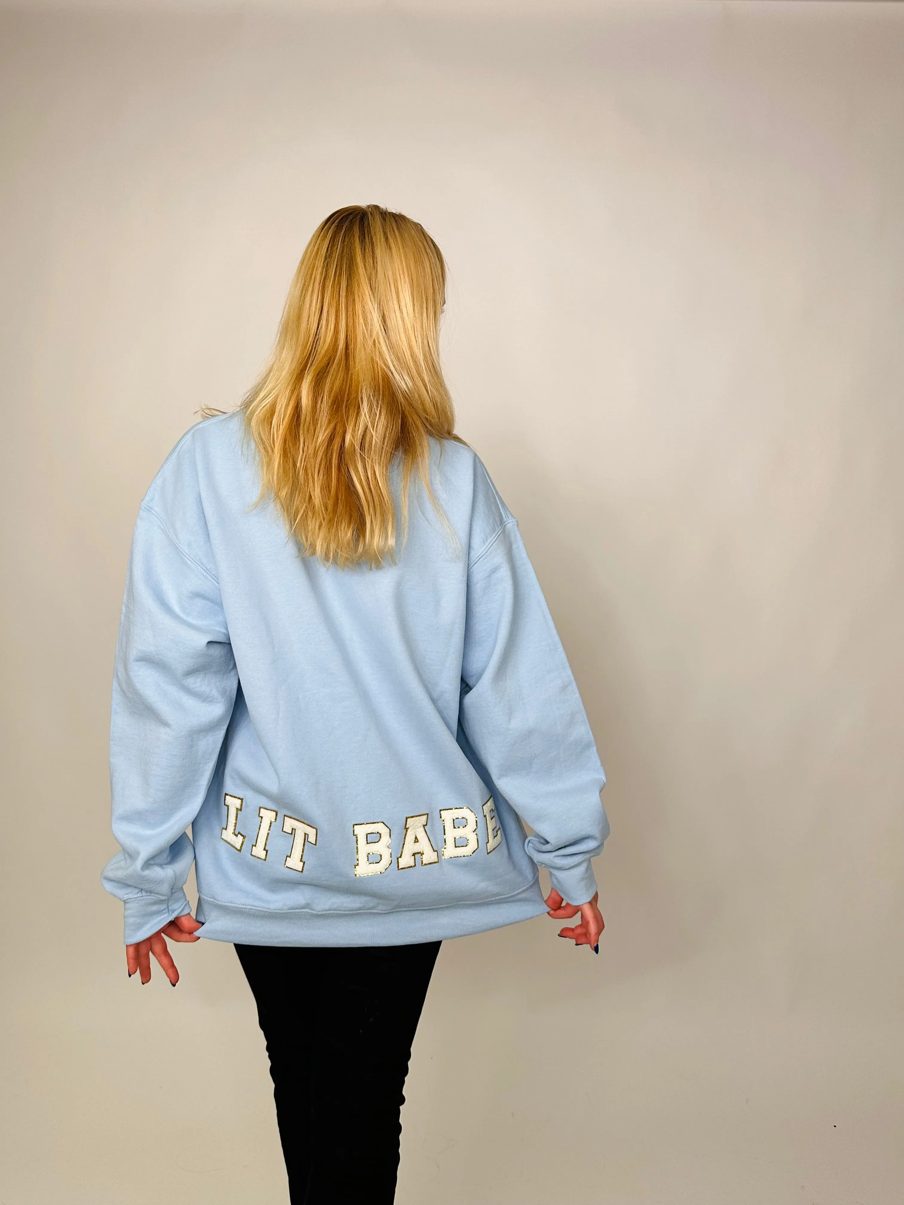 Get Lit Sweatshirt Blue