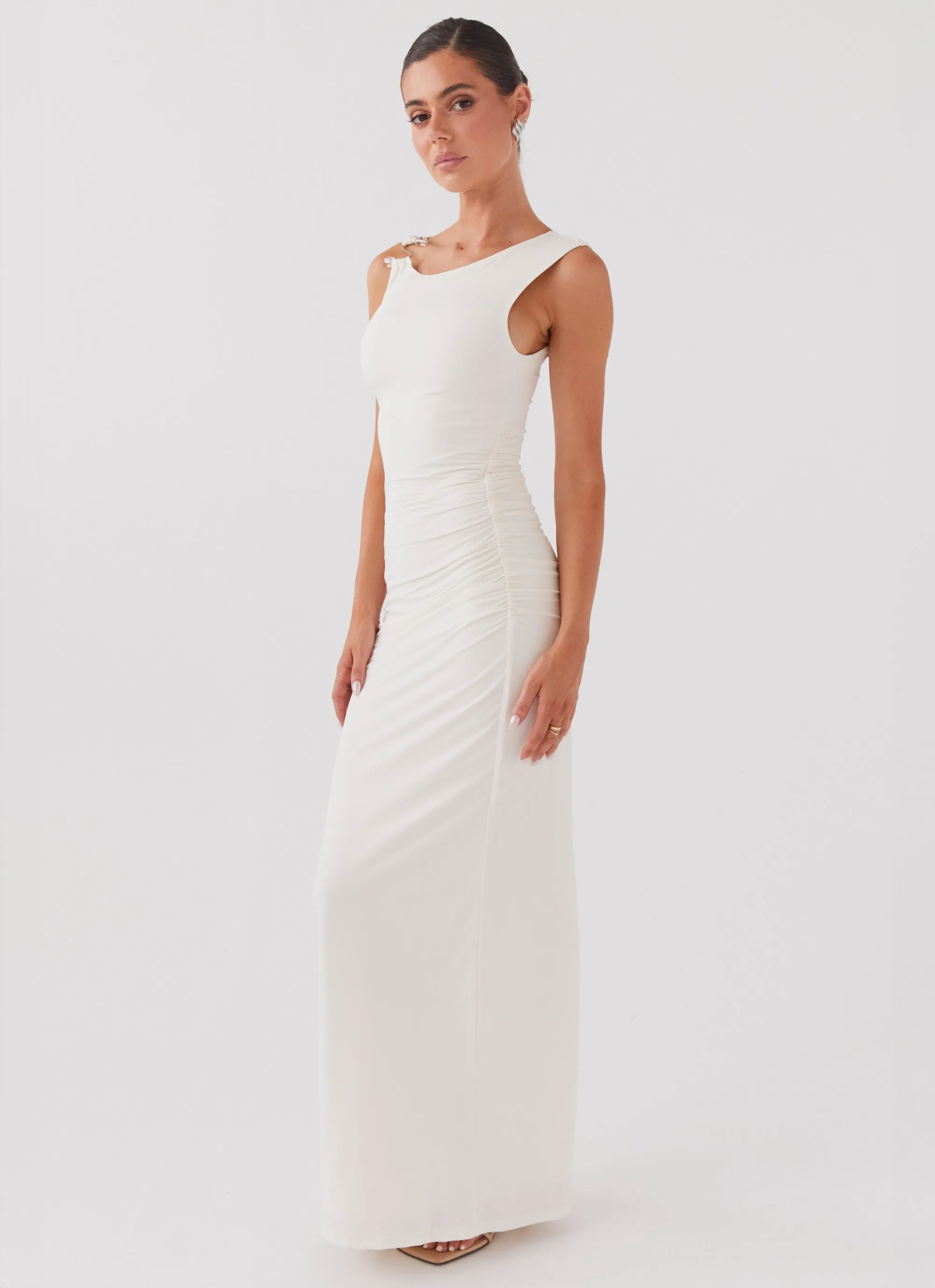 In Bloom Maxi Dress - Ivory