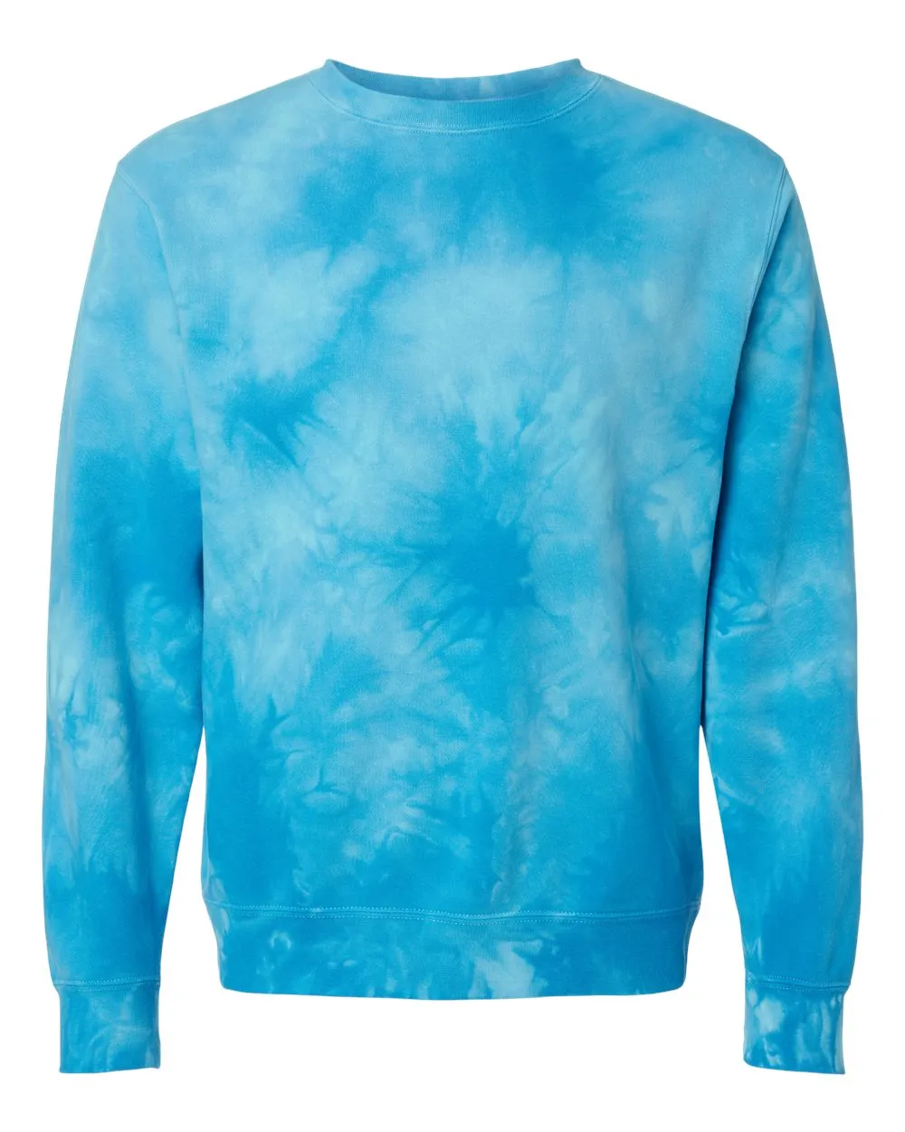 Independent Trading Co. Midweight Tie-Dyed Crewneck Sweatshirt PRM3500TD