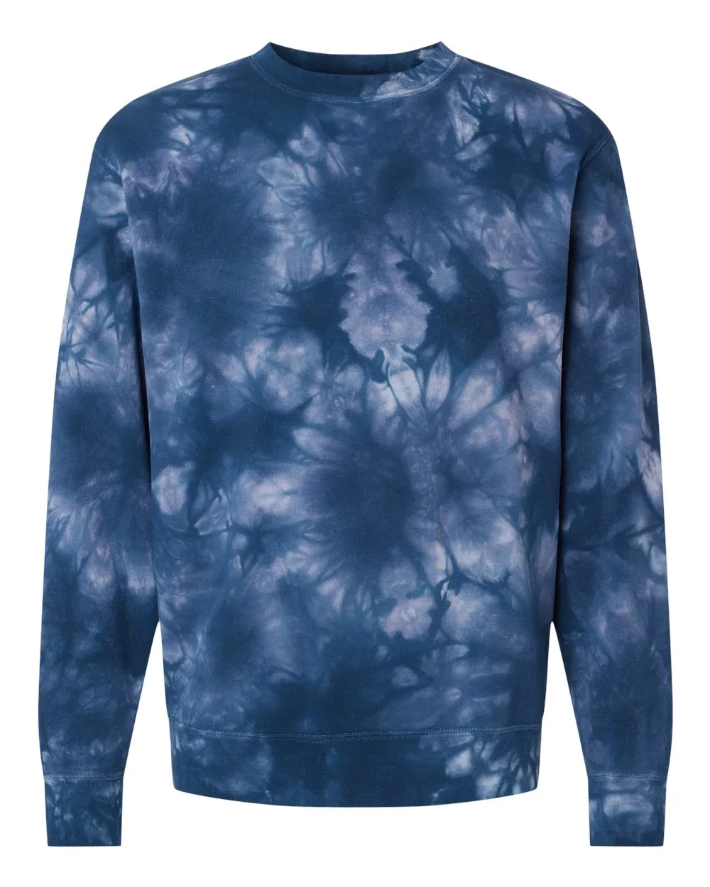 Independent Trading Co. Midweight Tie-Dyed Crewneck Sweatshirt PRM3500TD