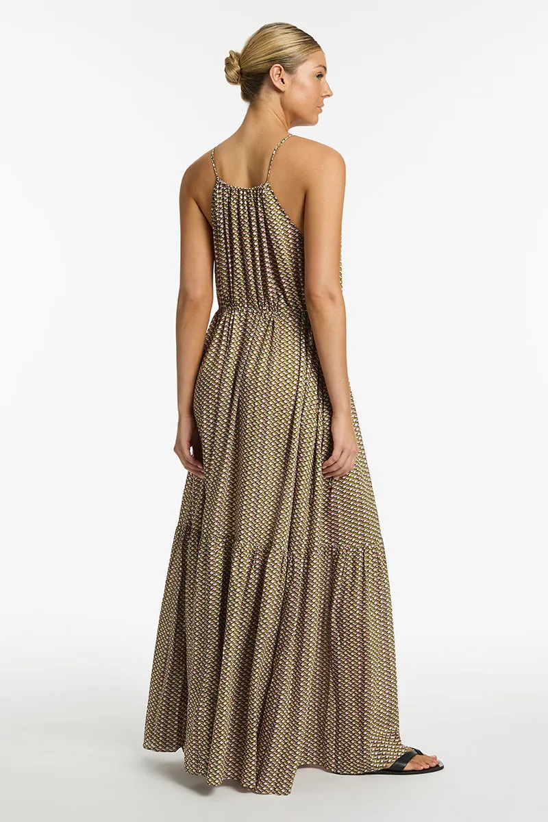 Infinity Drawcord Maxi Dress