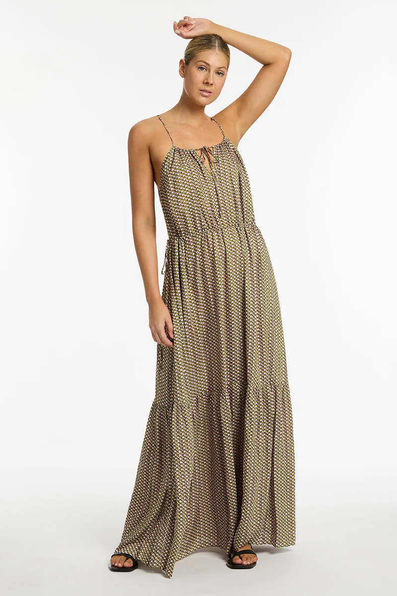 Infinity Drawcord Maxi Dress