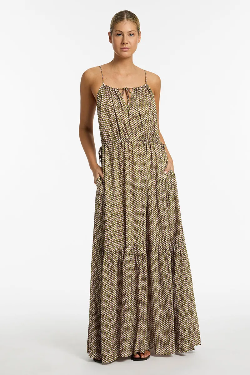 Infinity Drawcord Maxi Dress