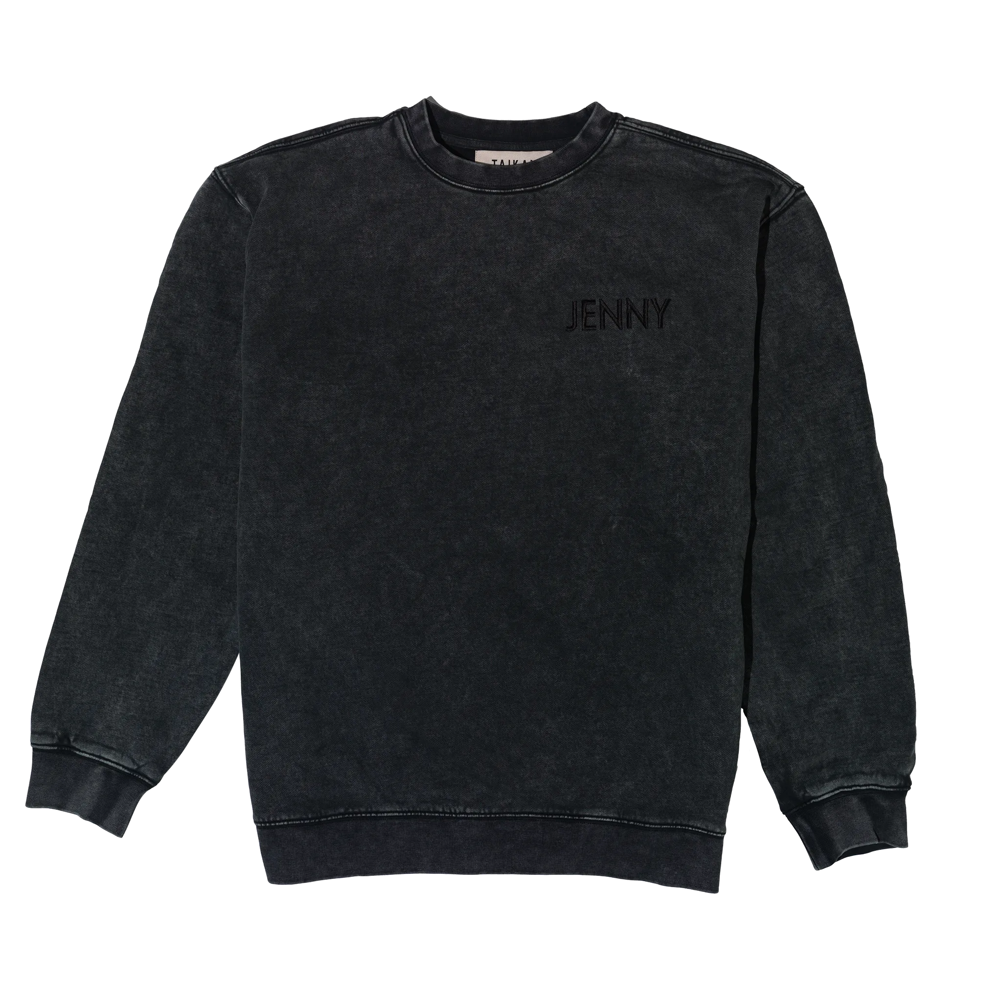 JENNY X TAIKAN CREWNECK VINTAGE BLACK