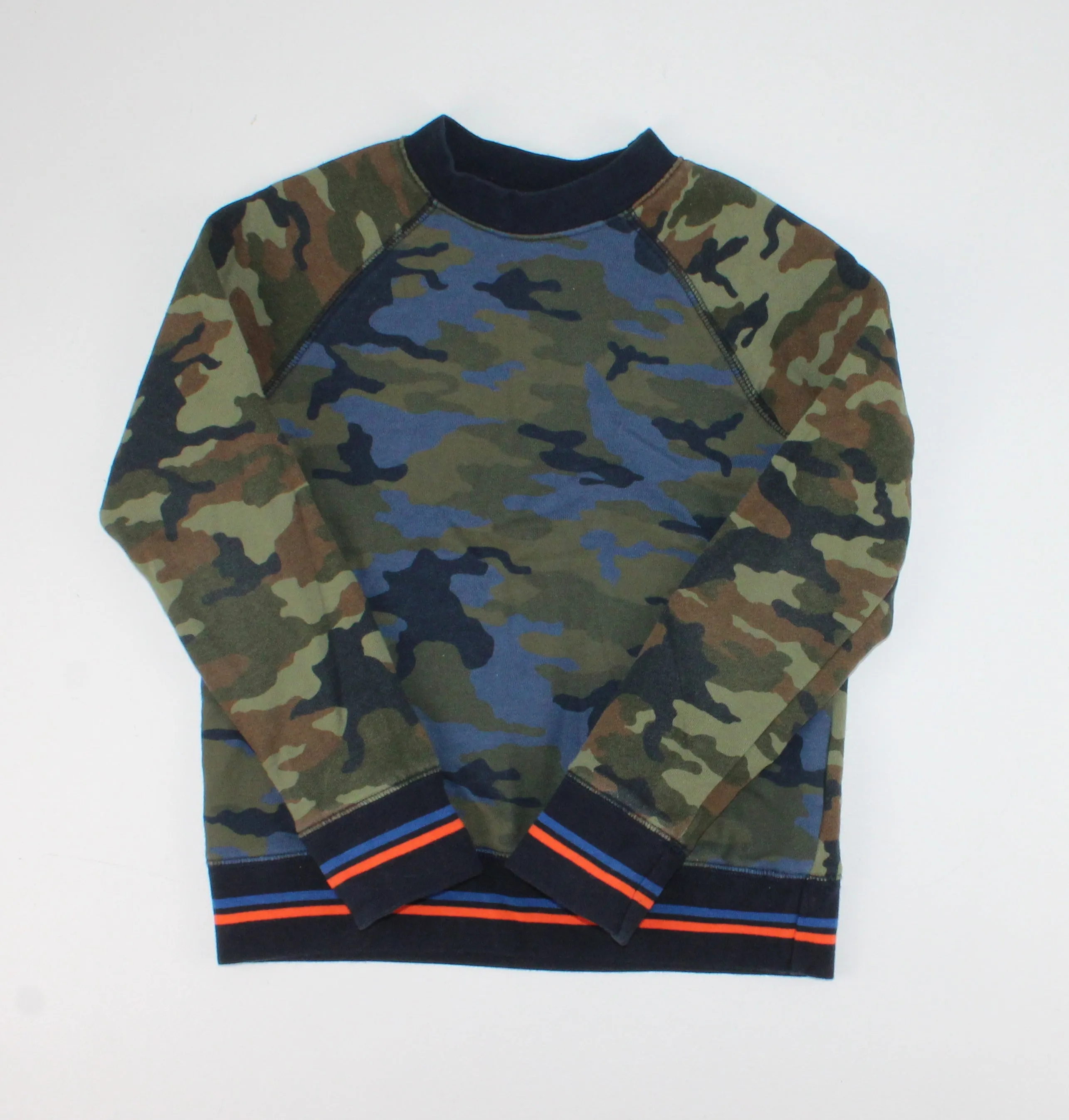 JOE FRESH CAMO CREWNECK 6Y PRE-LOVED