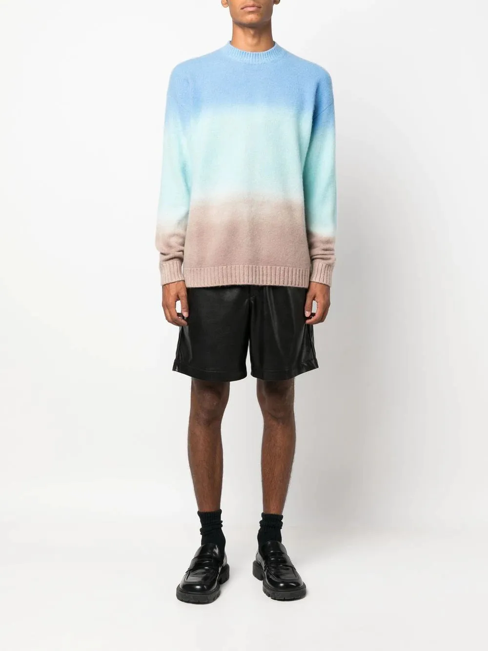 LANEUS FINE-KNIT CREWNECK JUMPER VAR 1 MUL