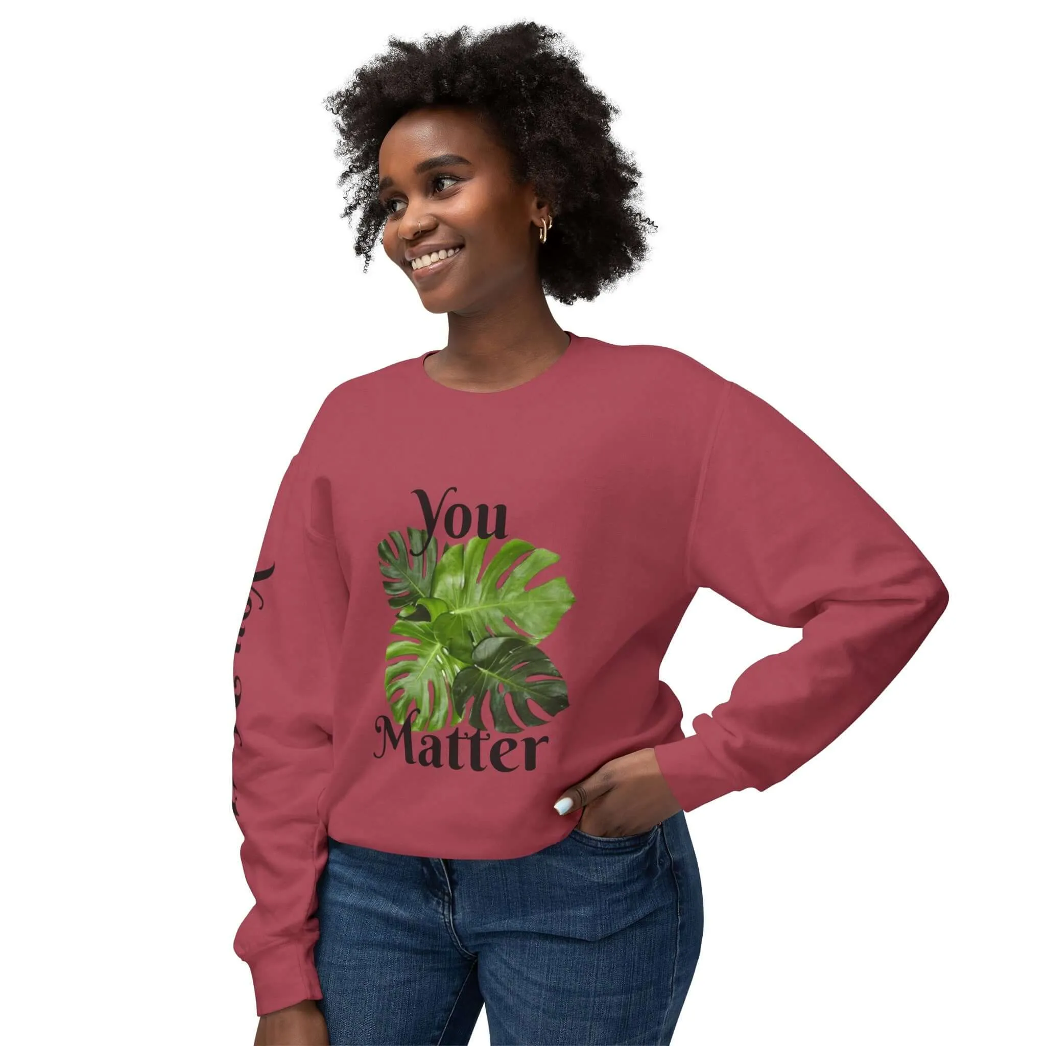 Lightweight Crewneck Sweatshirt | You Matter