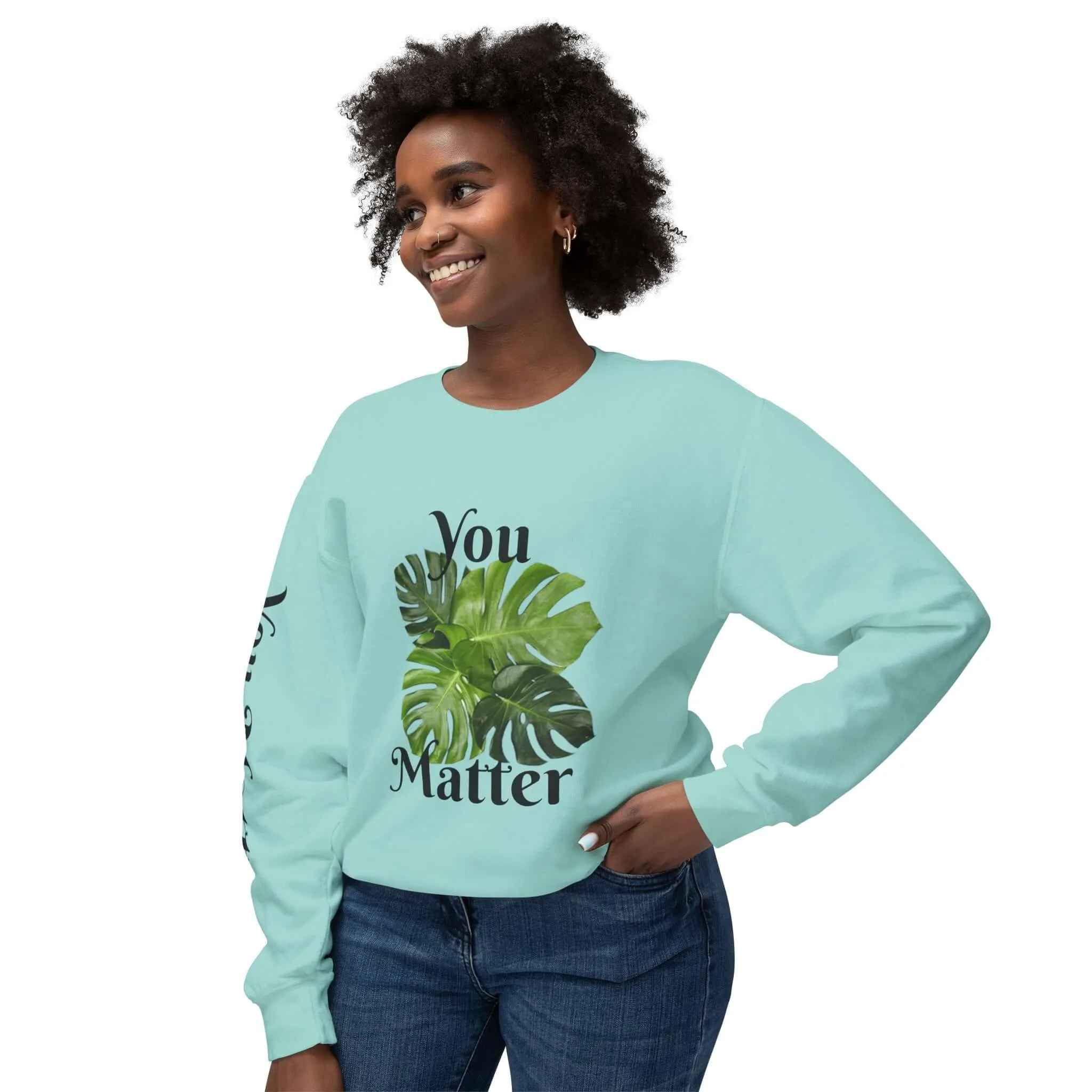 Lightweight Crewneck Sweatshirt | You Matter