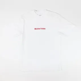 Marathon Impression T-Shirt - White/Red