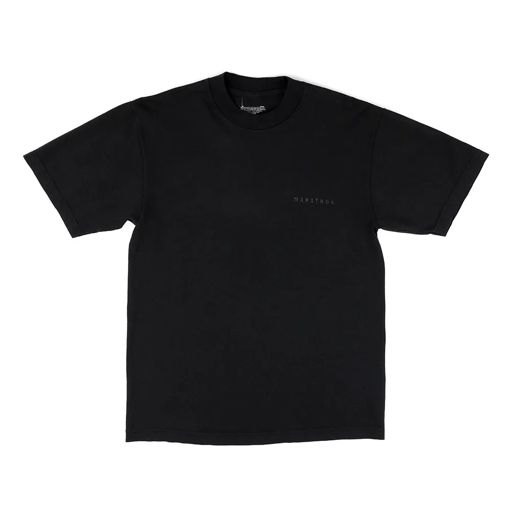 Marathon Signature Classic T-Shirt - Black/Black